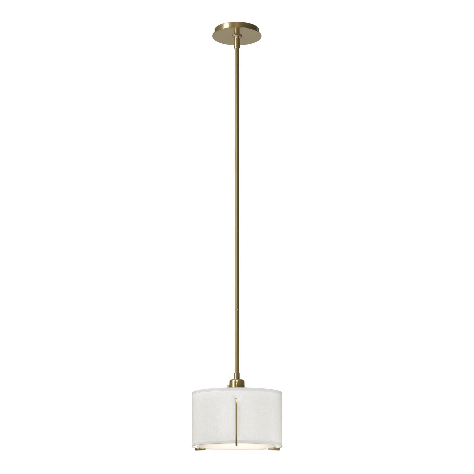 Exos Small Single Shade Pendant 1-Light Natural Anna Shade (SF) in Mod