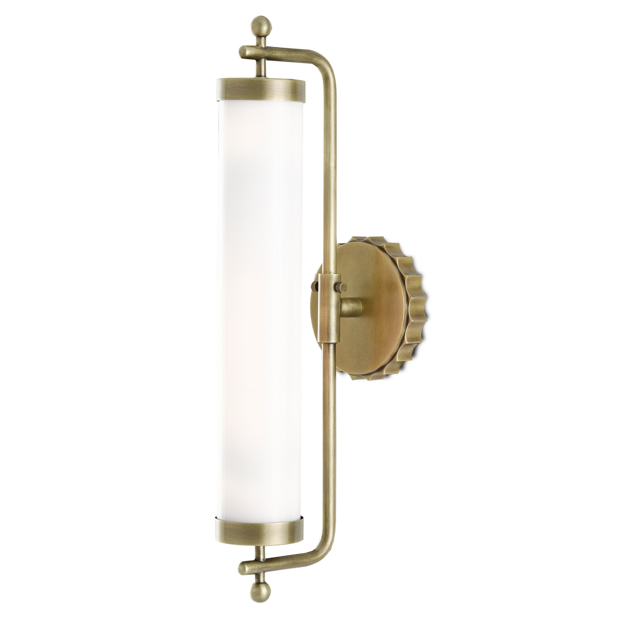 Brass store wall sconces