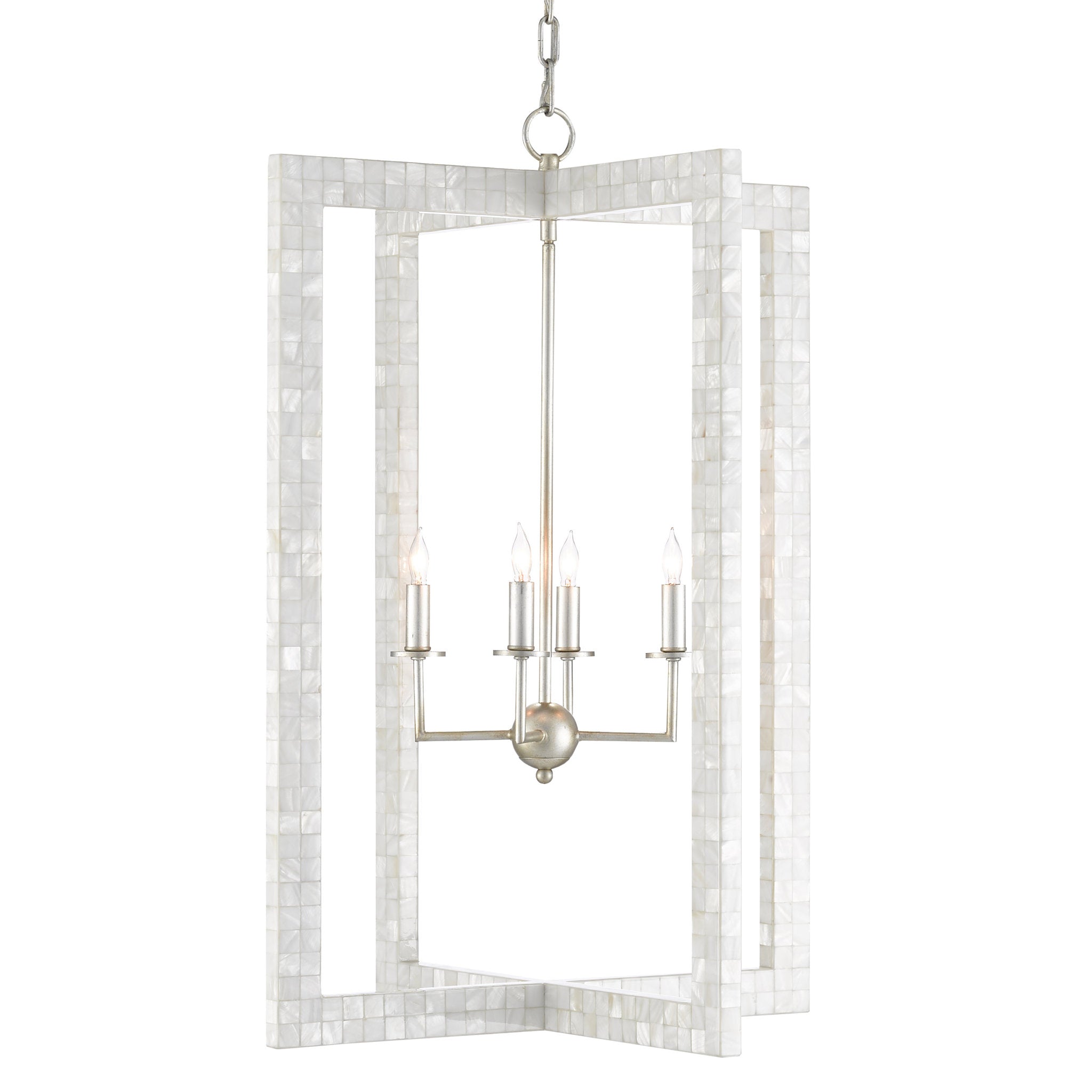 Mother of store pearl chandelier