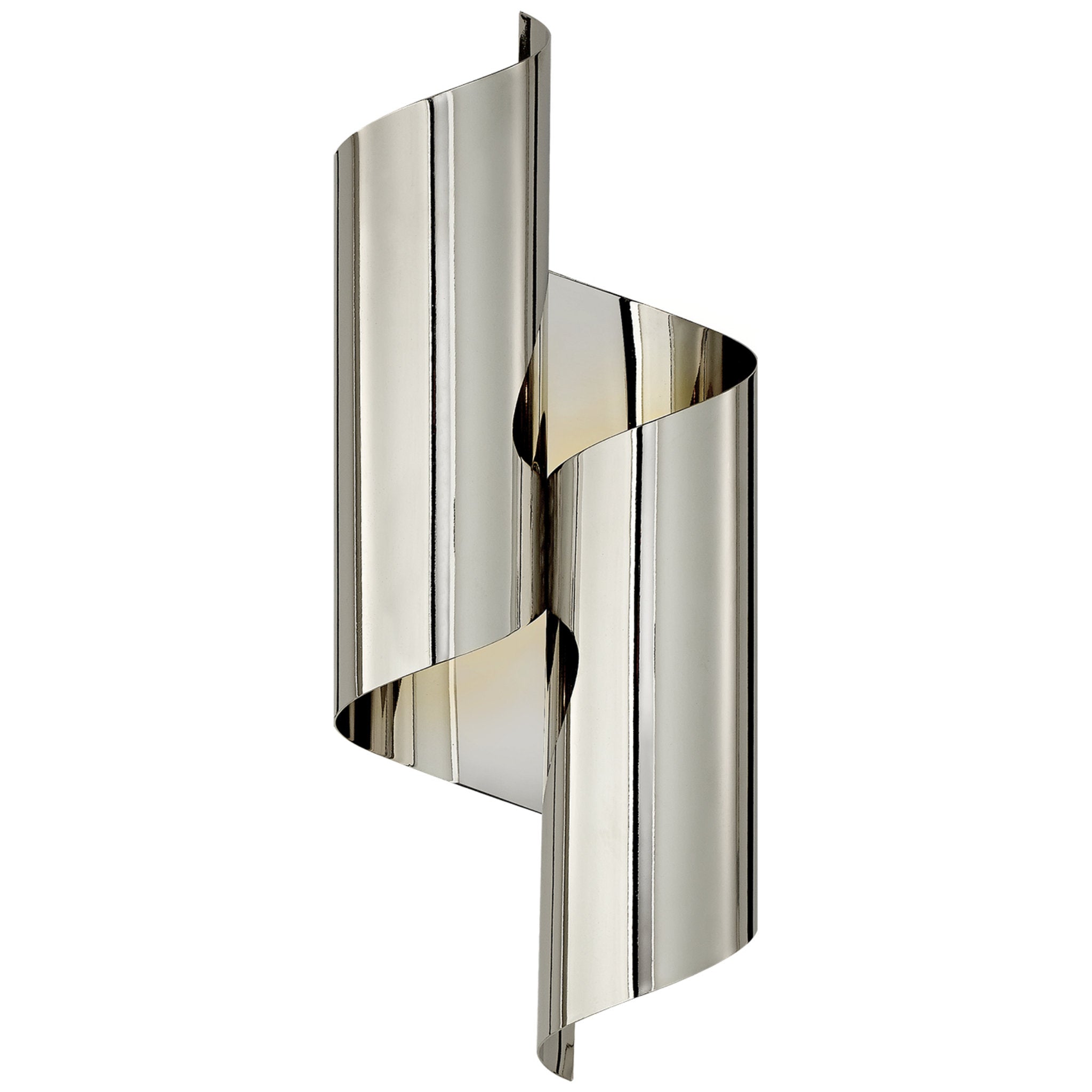 AERIN Iva Medium Wrapped Sconce in Polished Nickel