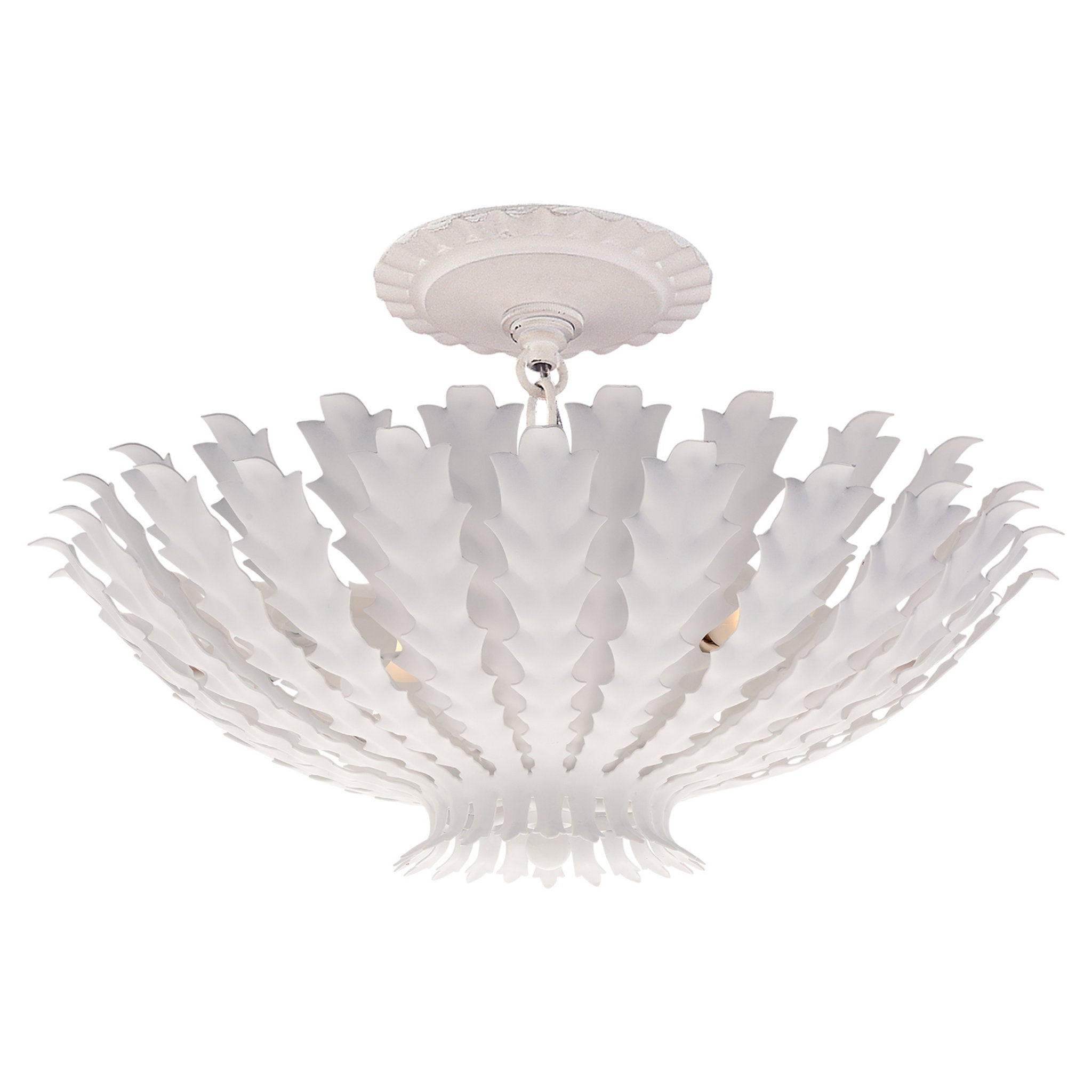 AERIN Hampton Mini Chandelier in Plaster White