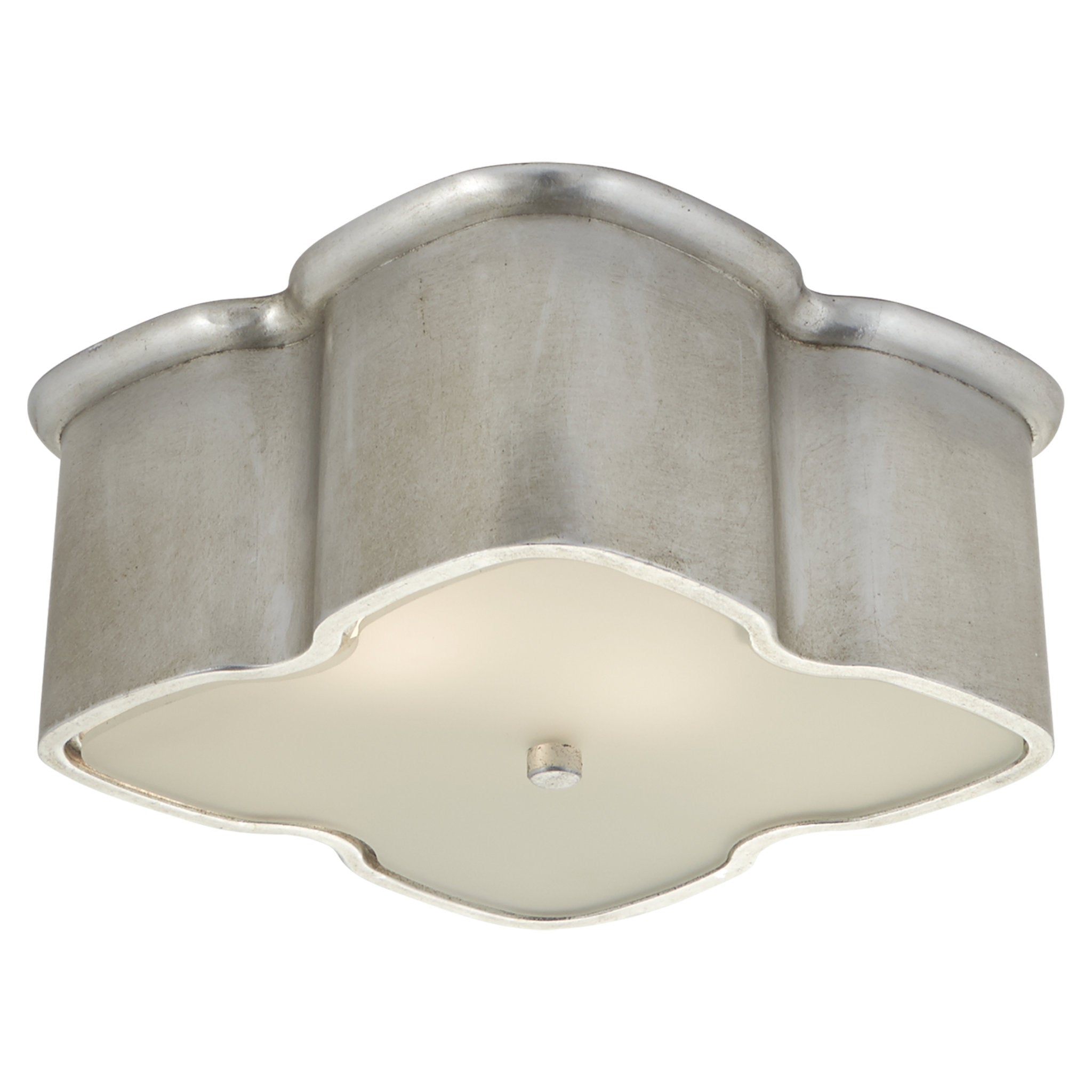 AERIN Bolsena Clover Flush Mount in Burnished Silver Leaf