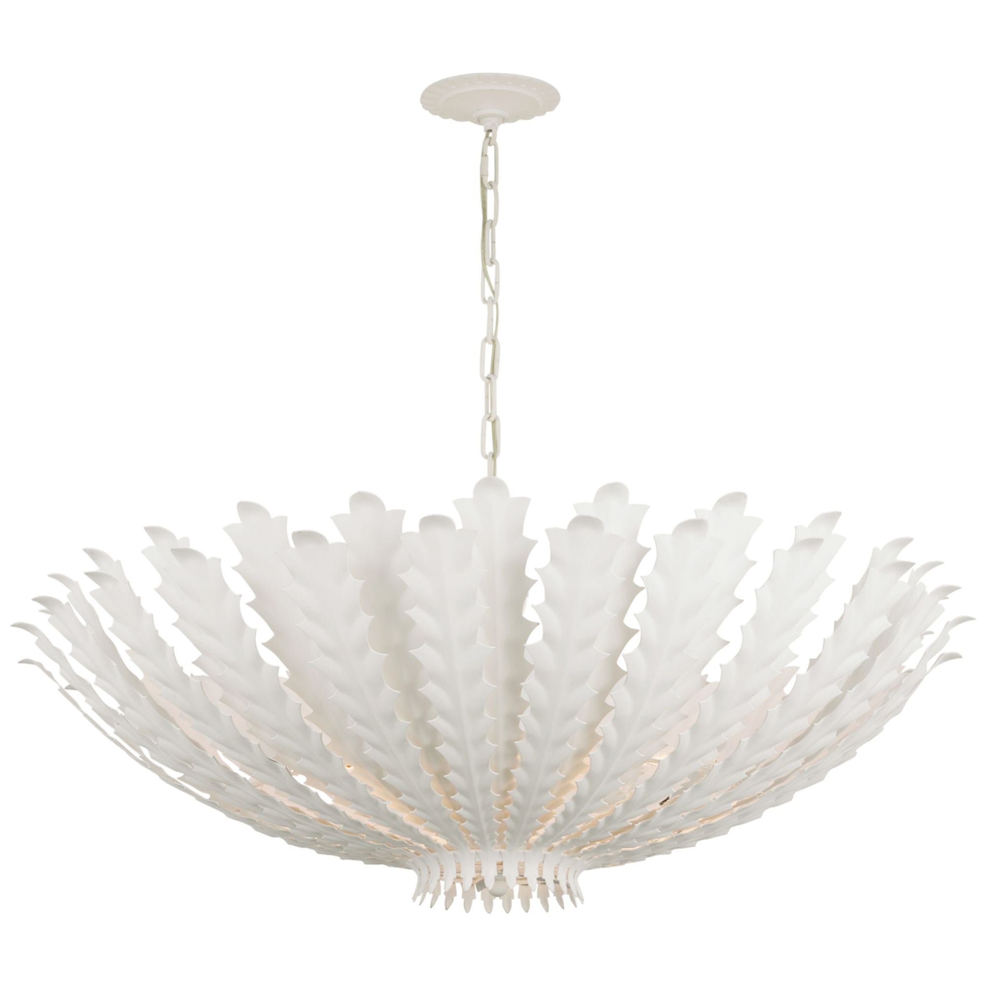 AERIN Hampton Large Chandelier in Plaster White