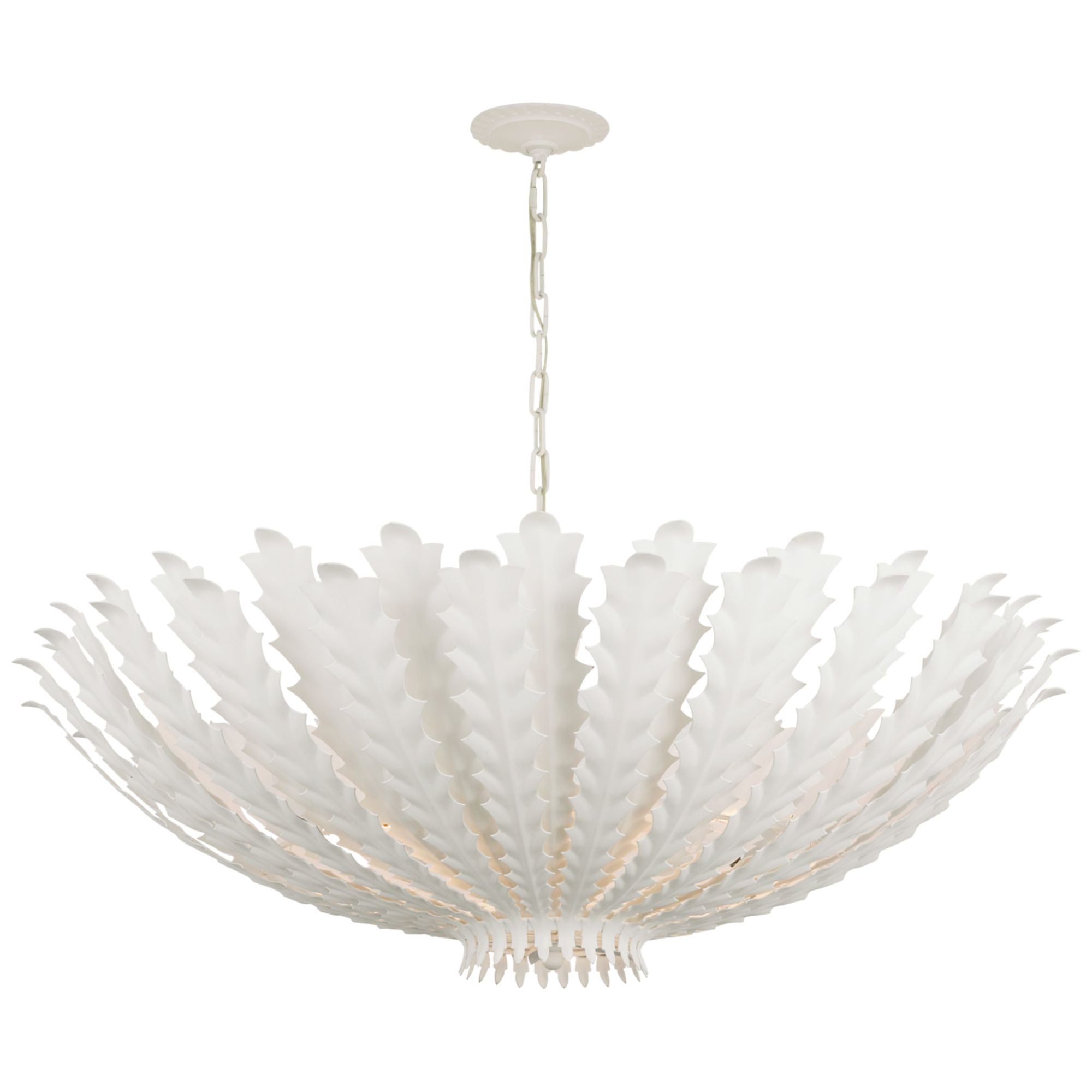 AERIN Hampton Extra Large Chandelier in Plaster White