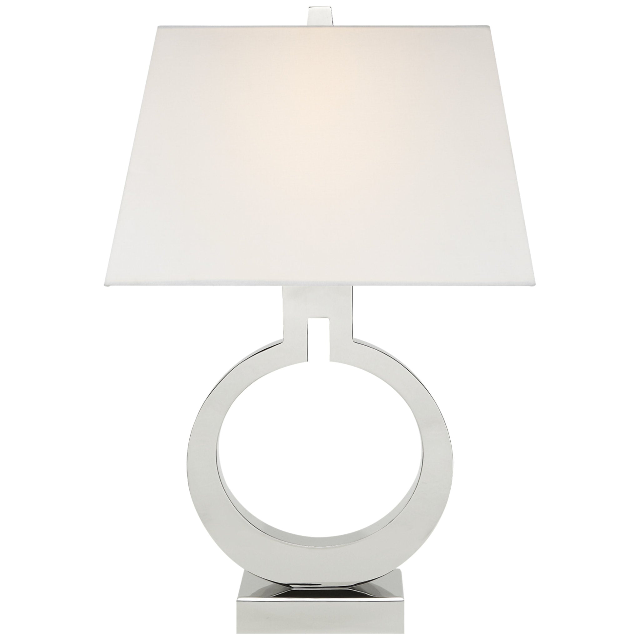 Small brushed nickel sales table lamp