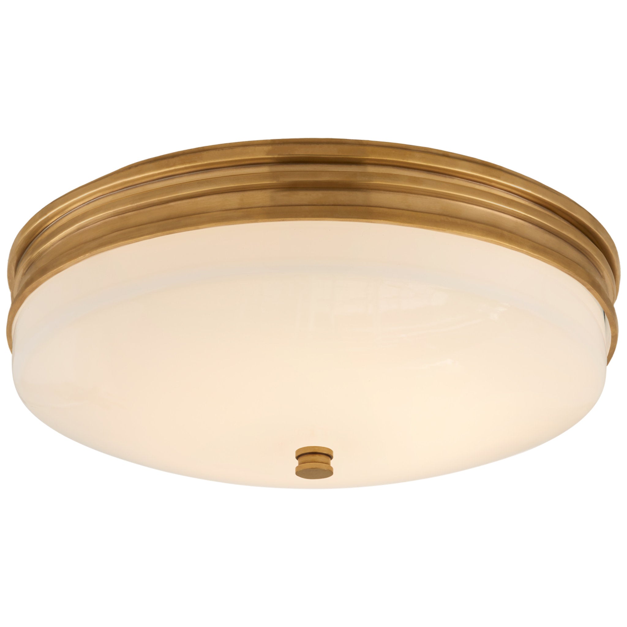 ALDERLY  Ceiling lamp Small Flush Mount in Antique Brass with