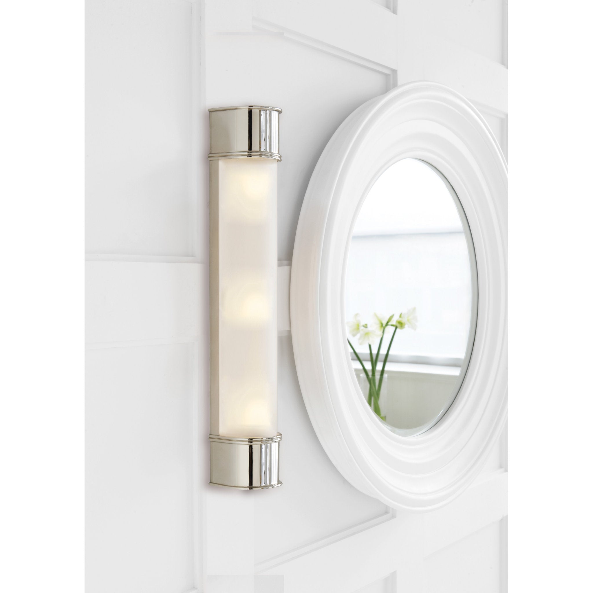 Visual Comfort Studio Hanover Bathroom Wall Sconce Burnished Brass  CV1053BBS - 24.625