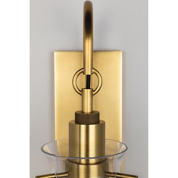 Ivy Light Wall Sconce in Aged Brass – Foundry Lighting