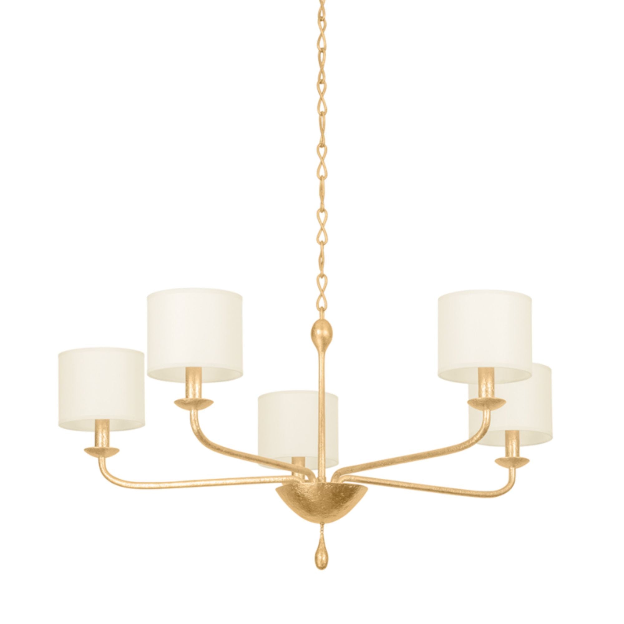 Hotsell 5 bulb Vintage Gold Chandelier