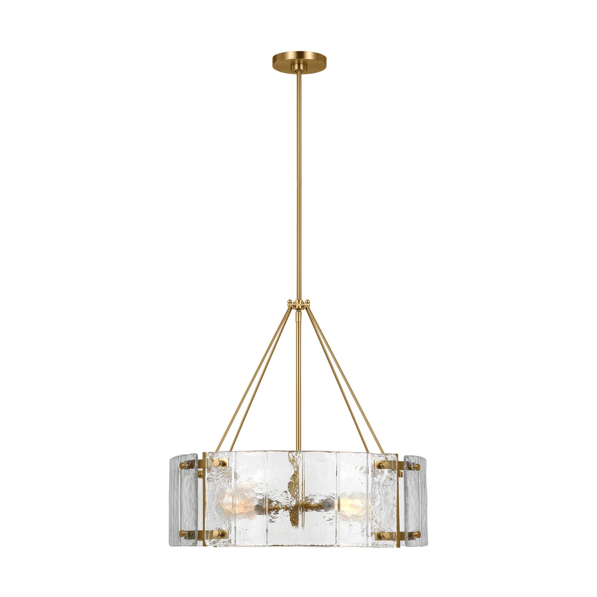 Alexa Hampton Calvert Medium Chandelier in Burnished Brass