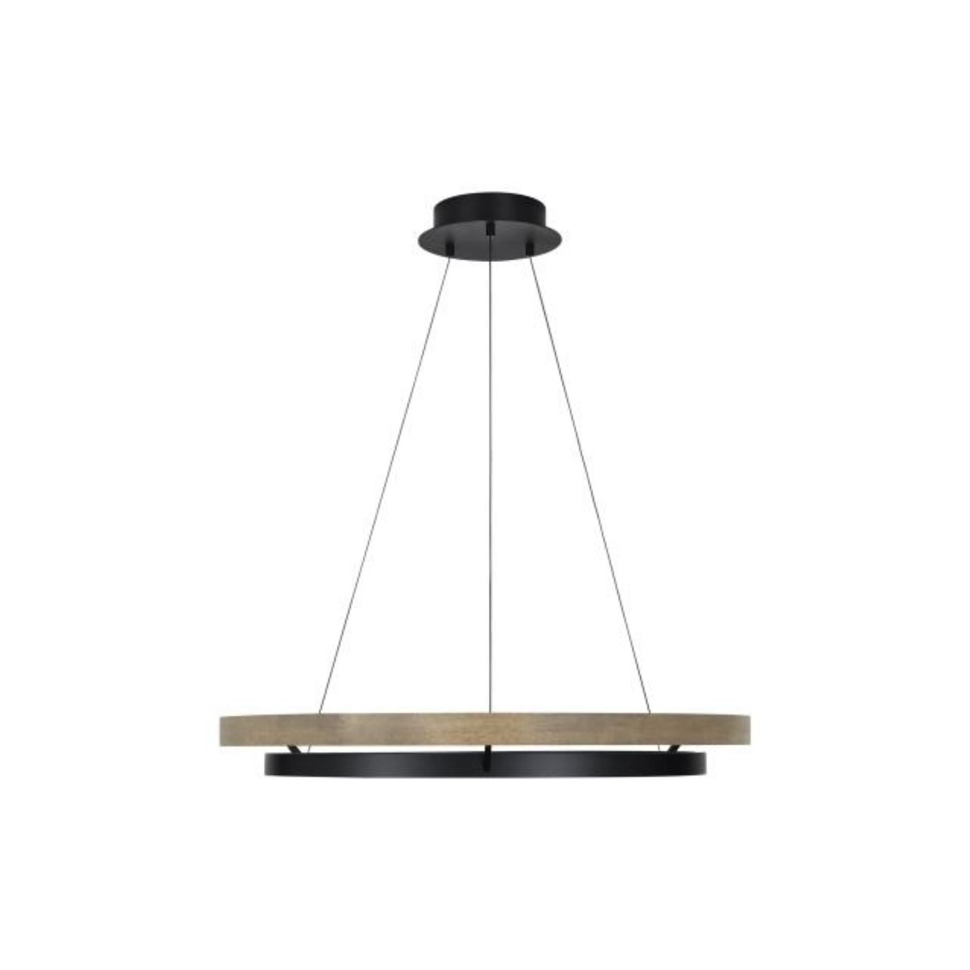 Grace 36 Chandelier Chandeliers 1-Light LED 3000K MATTE BLACK/WEATHERE