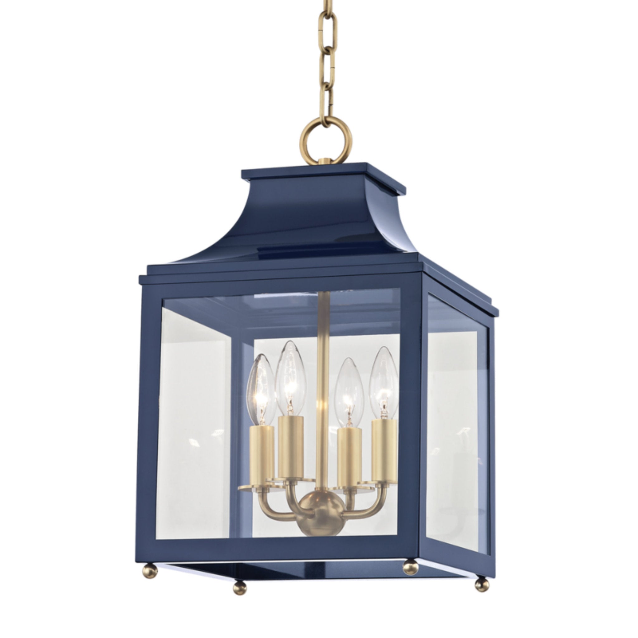 Shops blue lantern pendant light