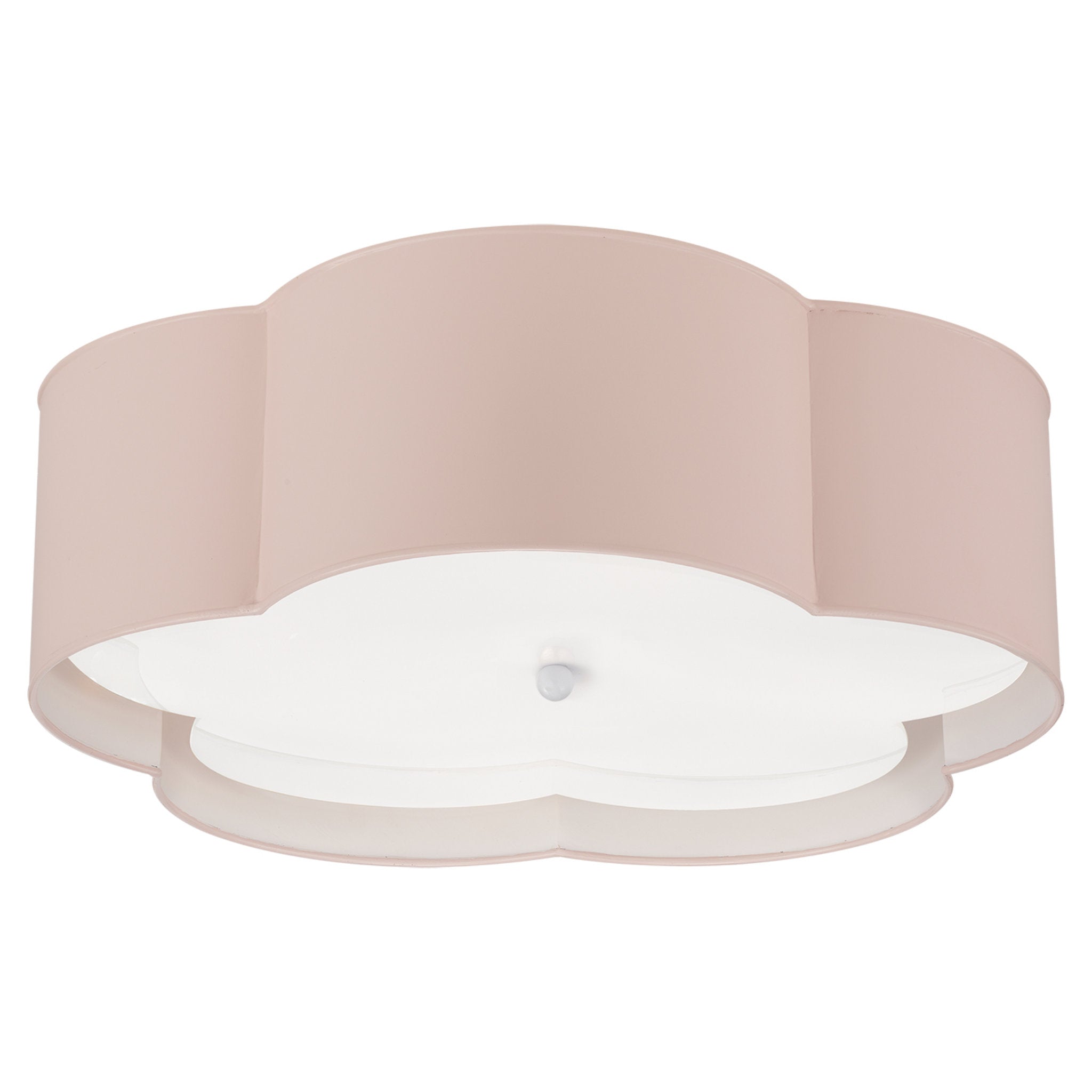 kate spade new york Bryce Large Flower Flush Mount in Pink and White w