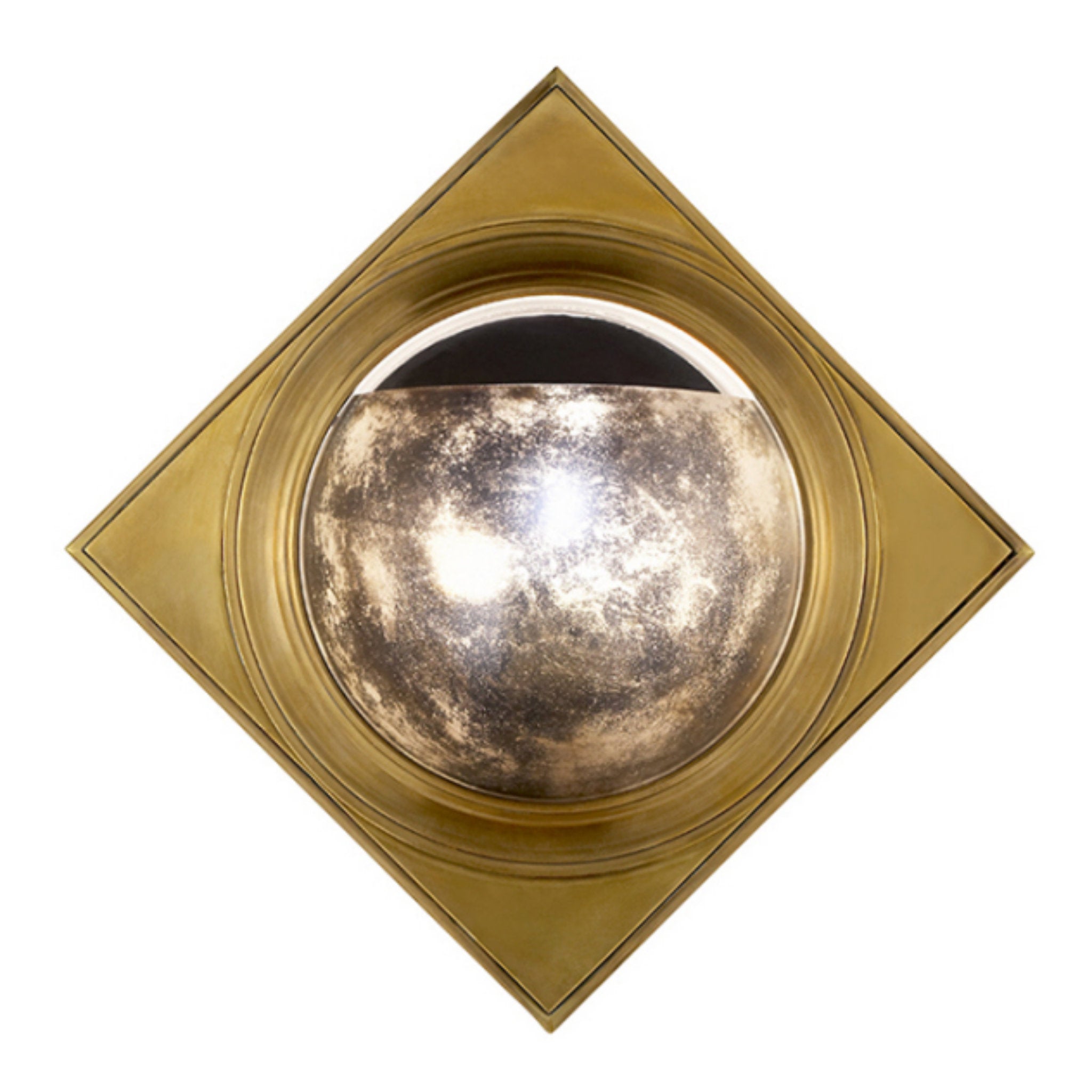 Visual Comfort Signature Collection TOB2125HAB-L Thomas O'Brien Reed 1  Light 5 inch Hand-Rubbed Antique Brass Single Sconce Wall Light in Linen
