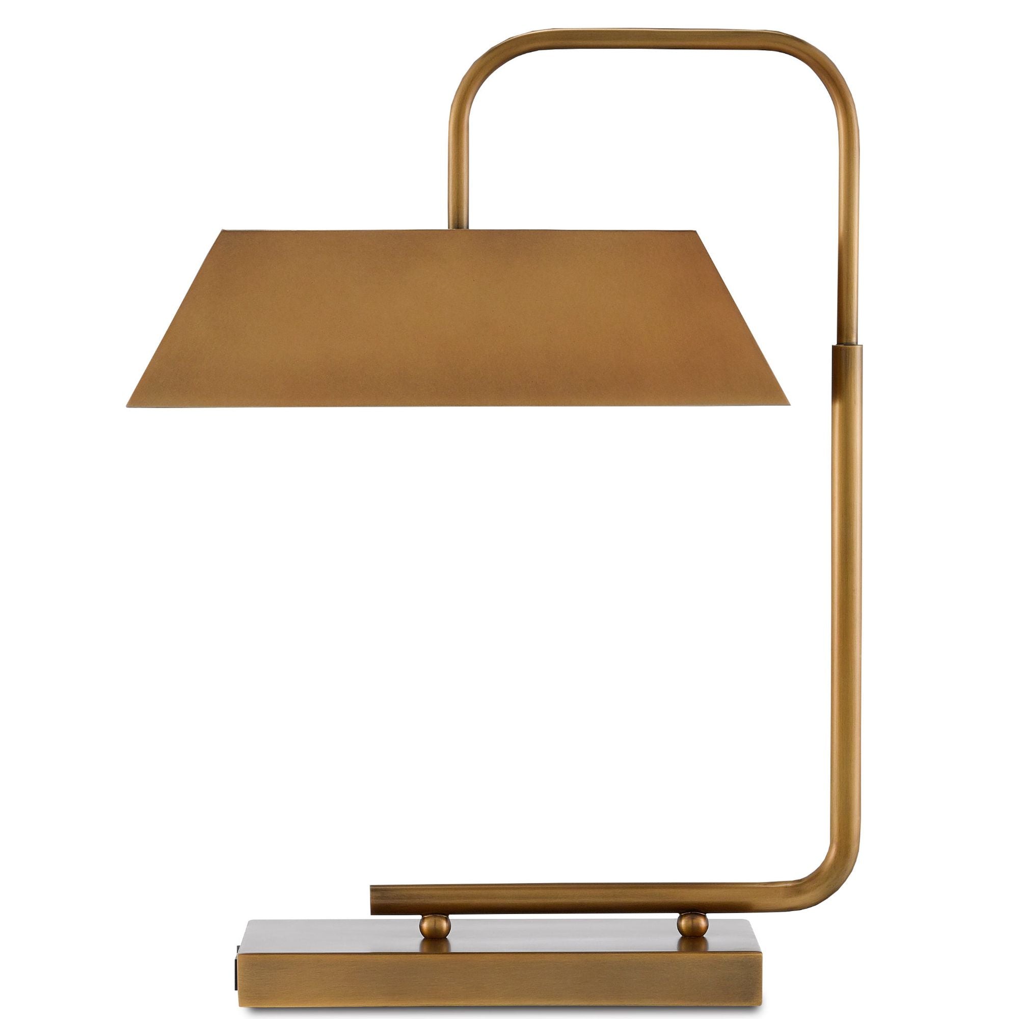 Hoxton Brass Table Lamp - Light Antique Brass