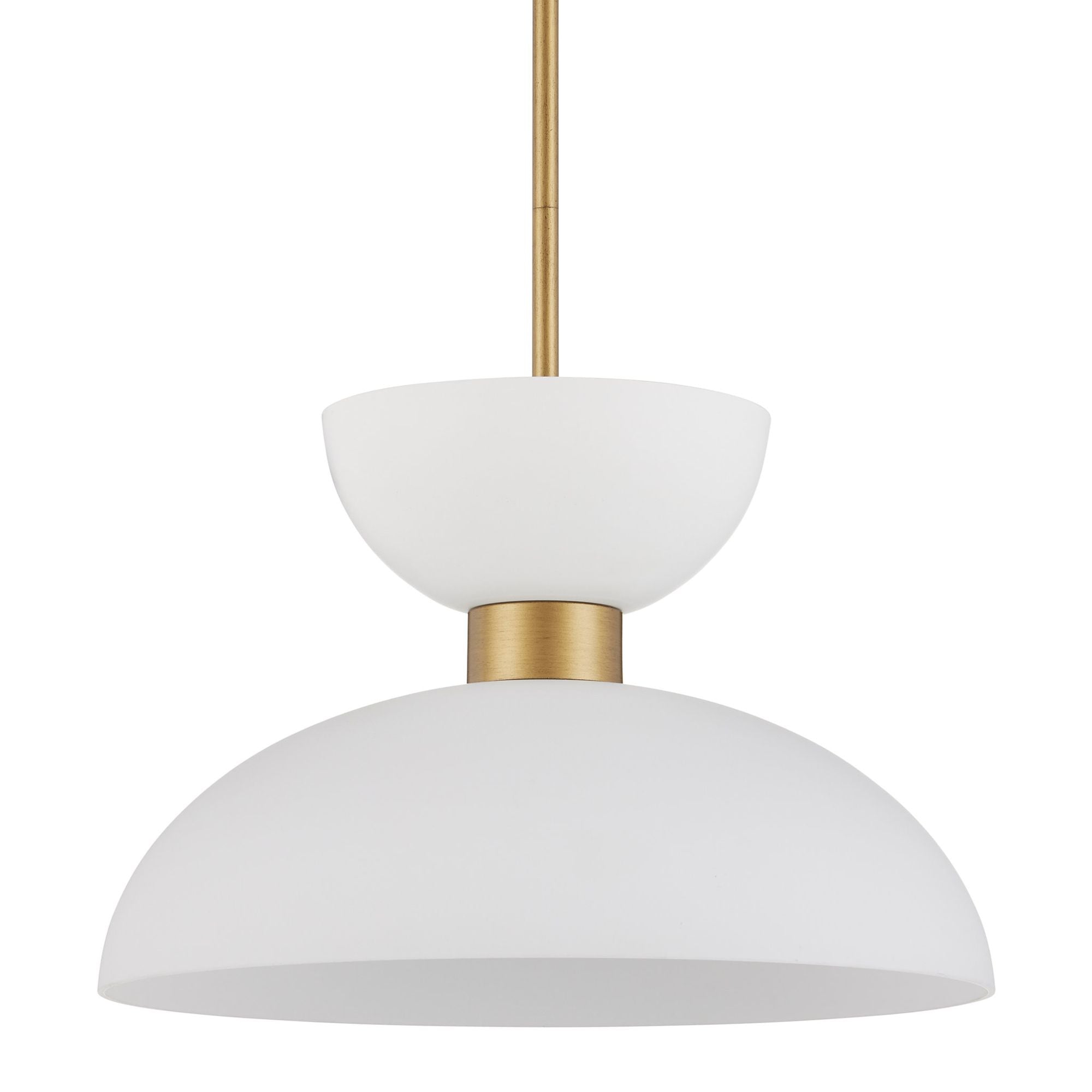 Pendant Light in White/Brass Brand New on sale