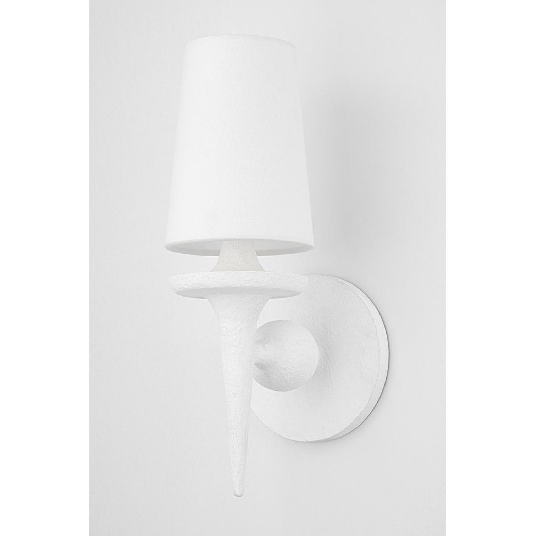 Torch 6 Light Linear in White Plaster