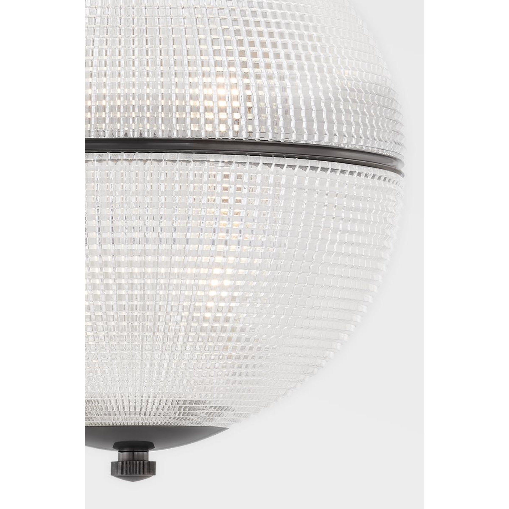 Sphere No. 3 1 Light Pendant in Polished Nickel by Mark D. Sikes