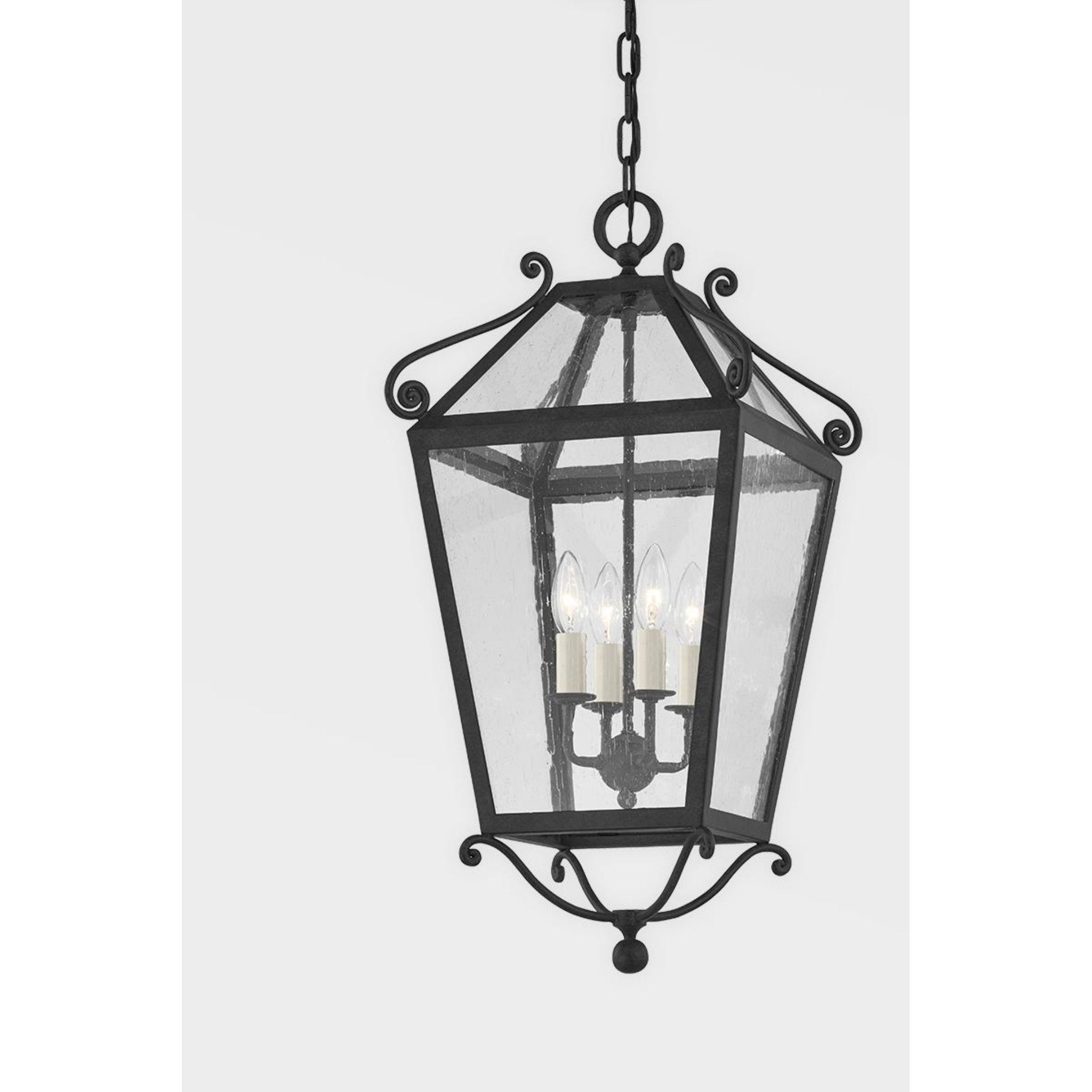 Santa Barbara County Wall Sconce 3-Light LED in  French Iron L11 x W11 x H25.75