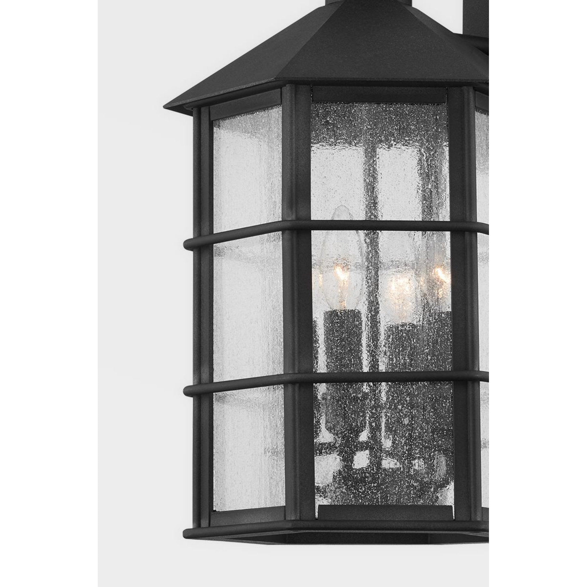 Lake County Wall Sconce 1-Light LED in  French Iron L8 x W8 x H14.75