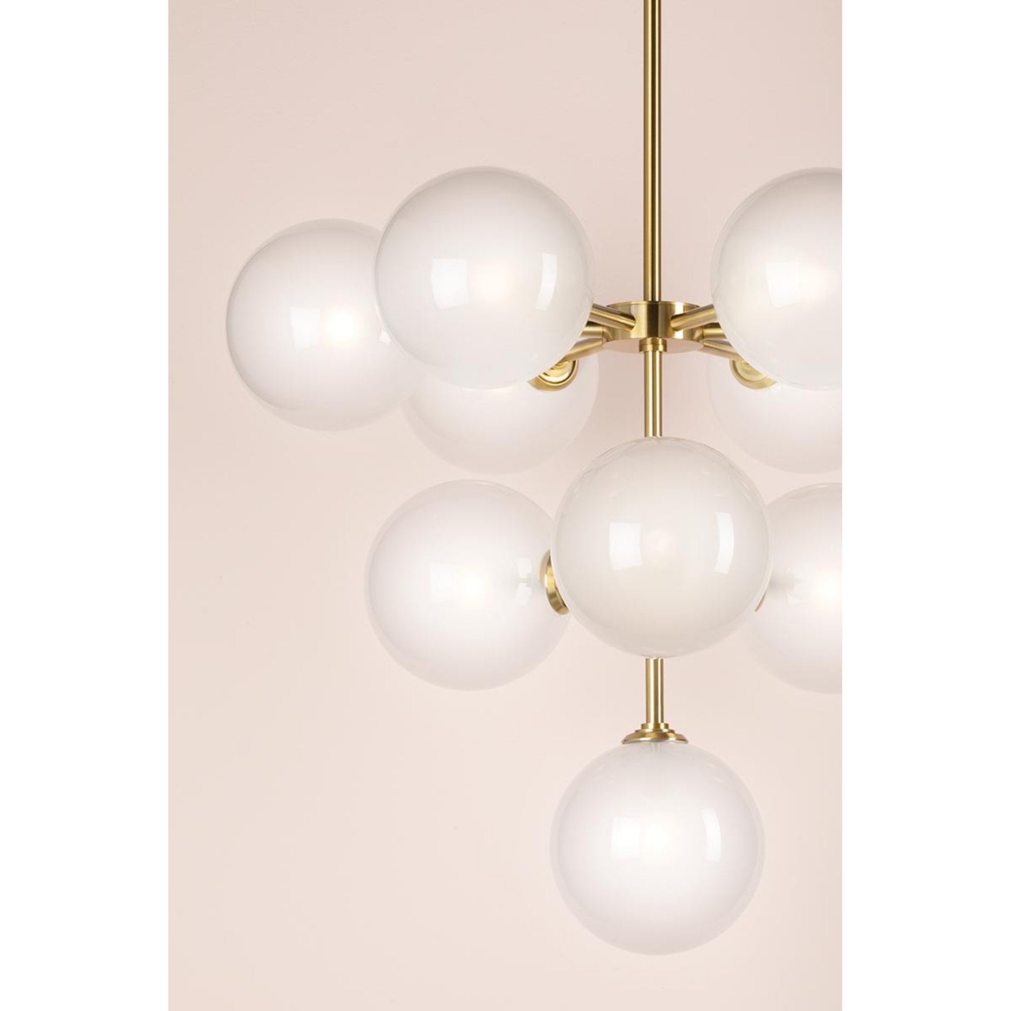 Ashleigh 10-Light Chandelier in Polished Nickel