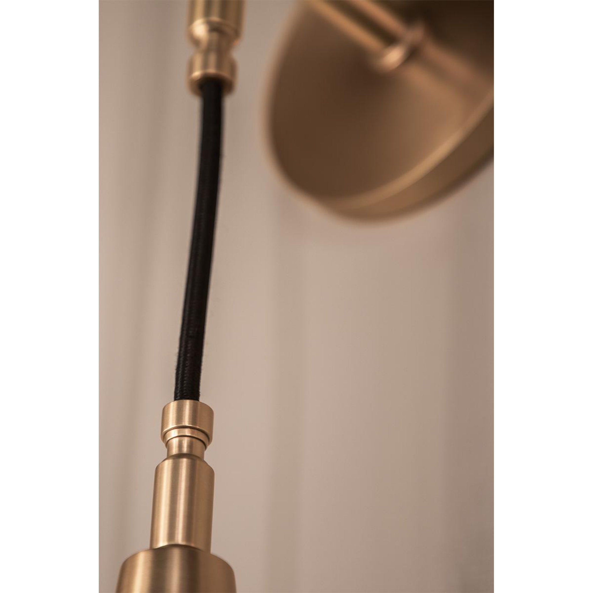 Heirloom 1 Light Wall Sconce in Aged Brass