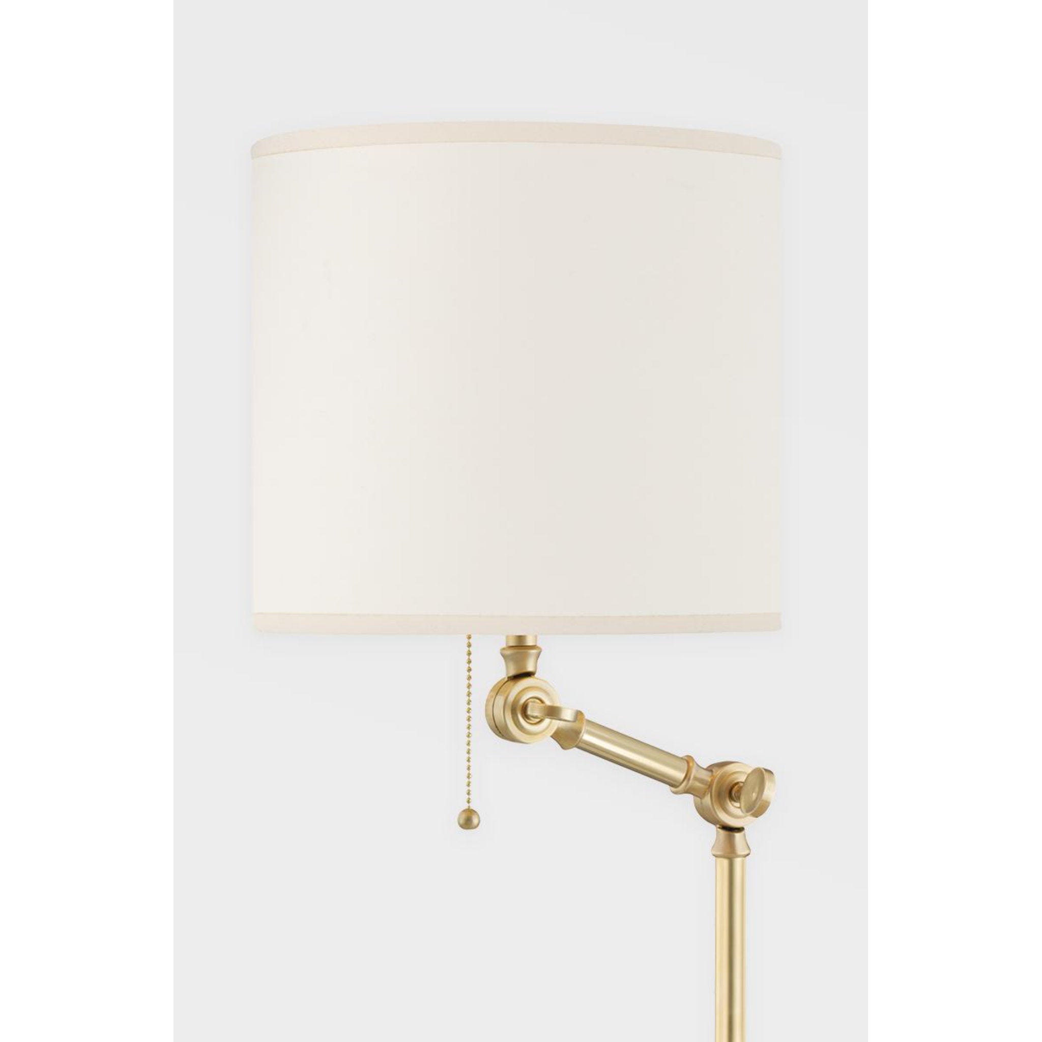 Essex 2 Light Floor Lamp in Aged Brass by Mark D. Sikes