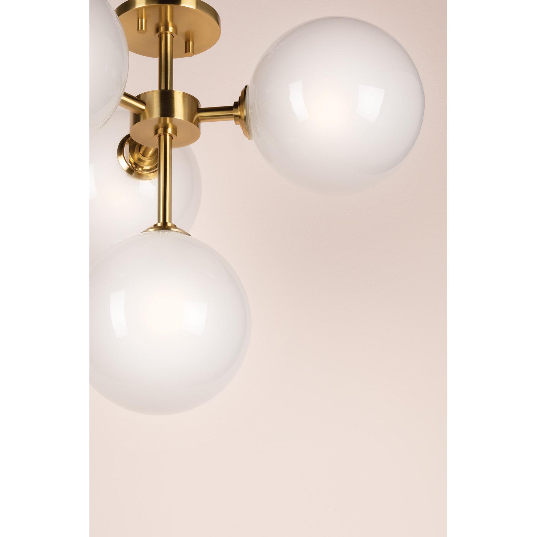 Ashleigh 2-Light Wall Sconce in Aged Brass