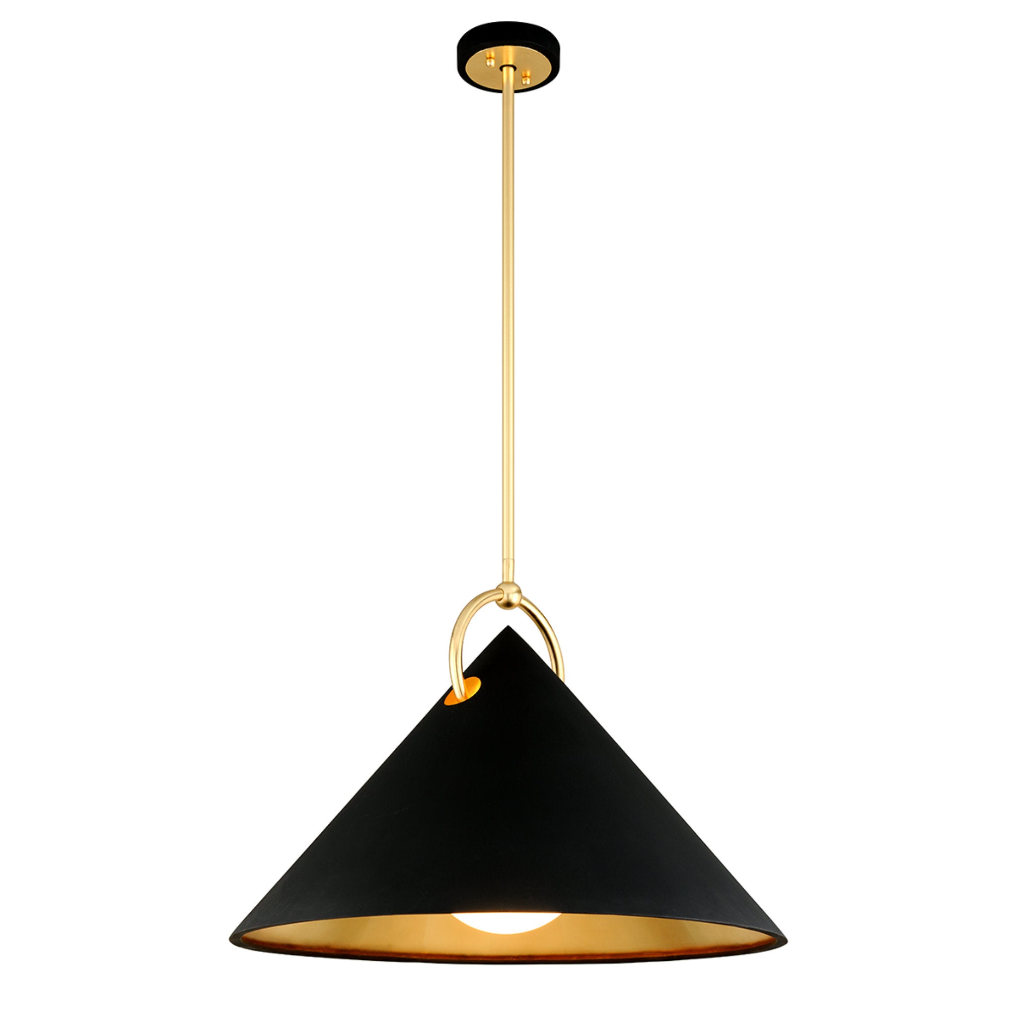 Charm Pendant 1-Light LED in  Gold Leaf L38 x W38 x H26.5