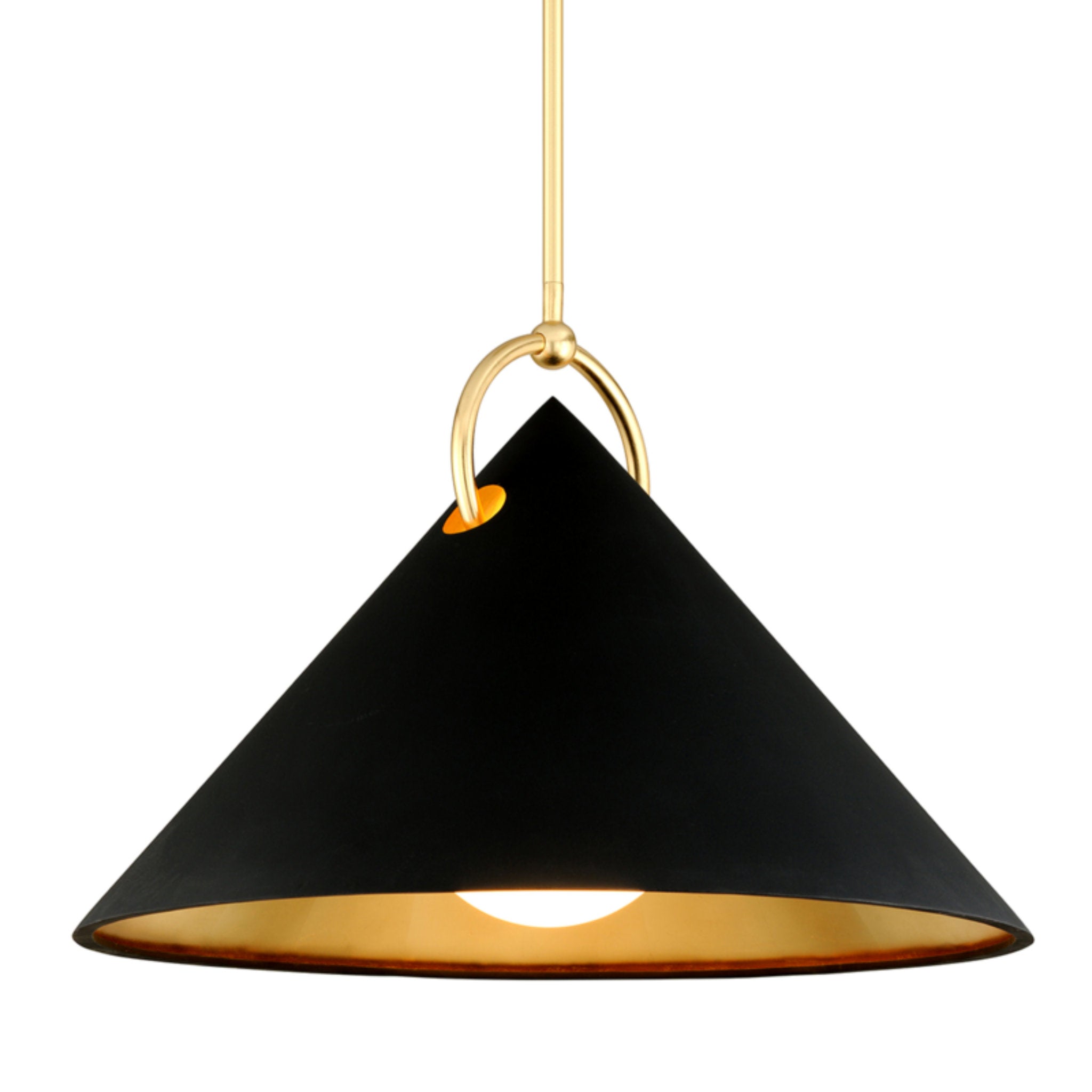 Charm Pendant 1-Light LED in  Gold Leaf L38 x W38 x H26.5