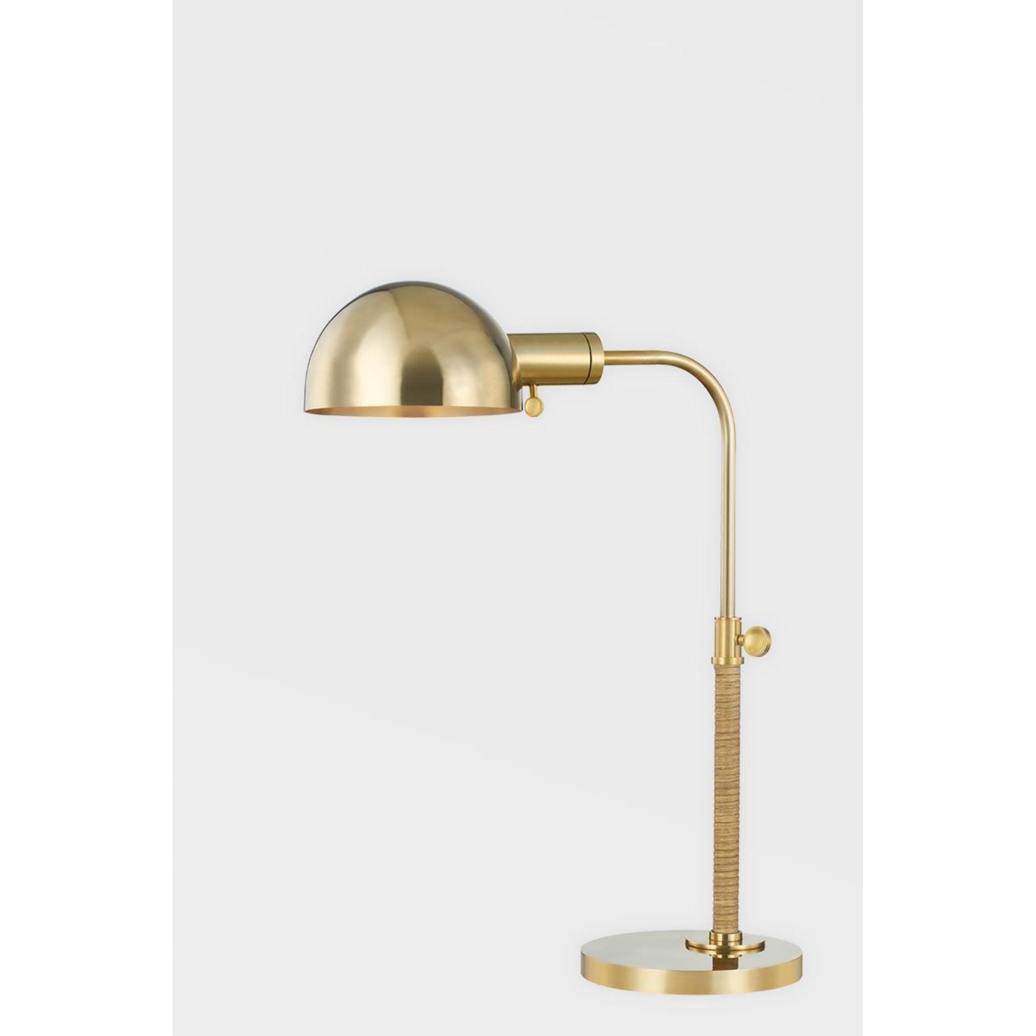 Devon 1 Light Floor Lamp in Aged Brass by Mark D. Sikes