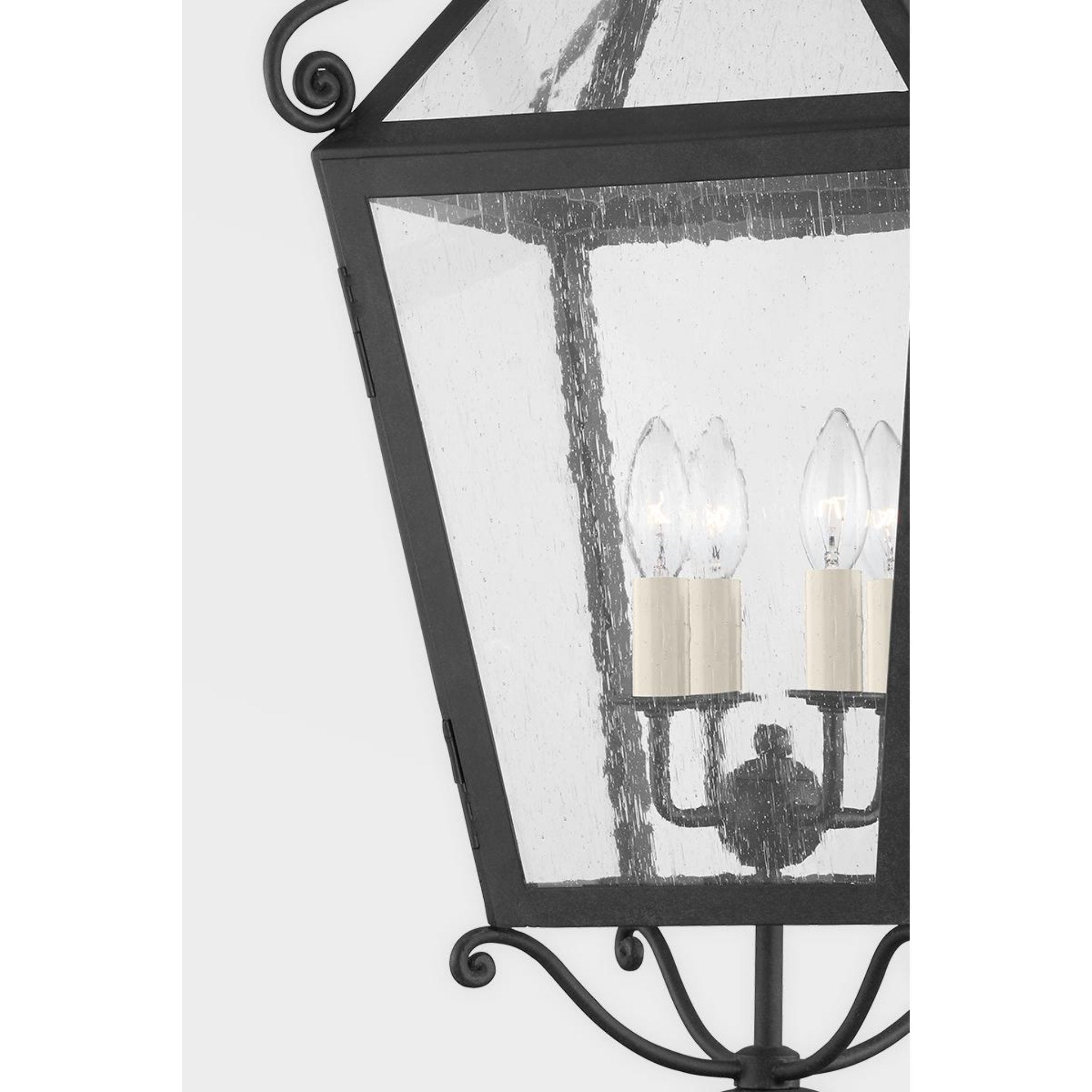 Santa Barbara County Wall Sconce 3-Light LED in  French Iron L11 x W11 x H25.75