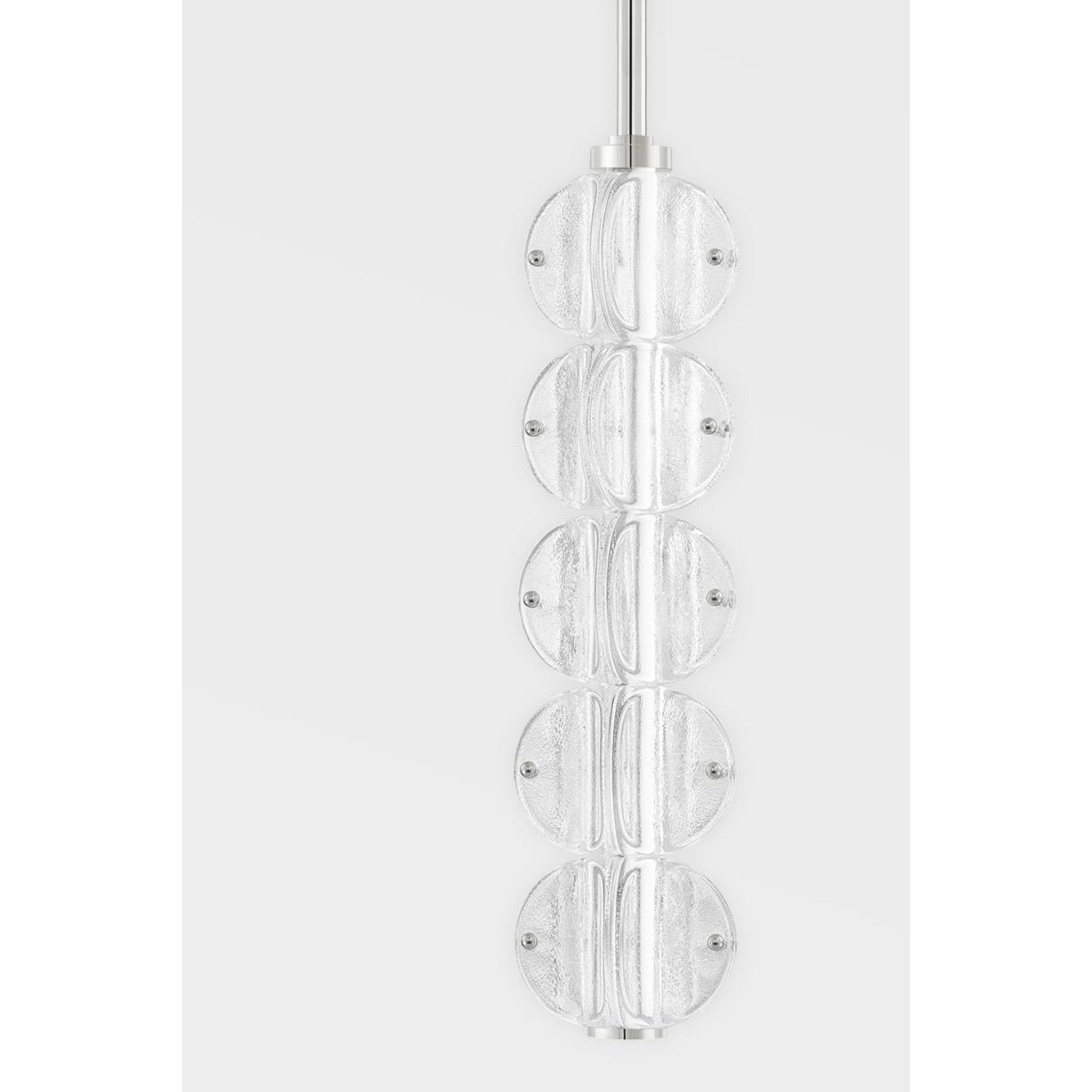 Lindley 1 Light Chandelier in Polished Nickel