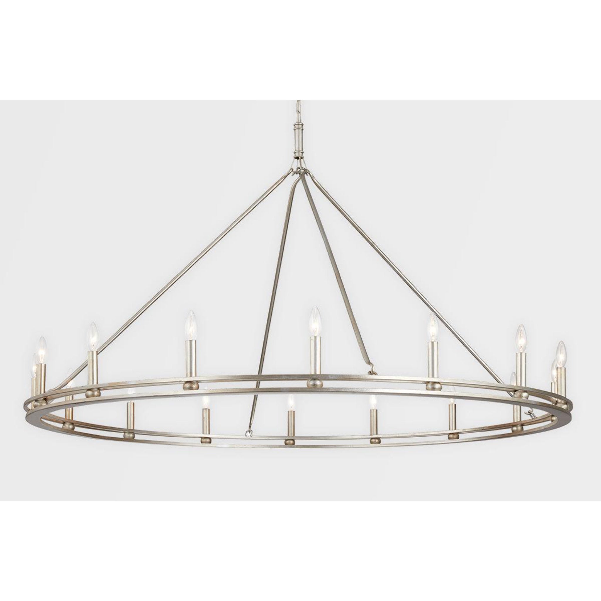 Sutton Chandelier 28-Light LED in  Textured Black L61 x W61 x H49