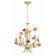 Southport 5 Light Sage Rose Chandelier