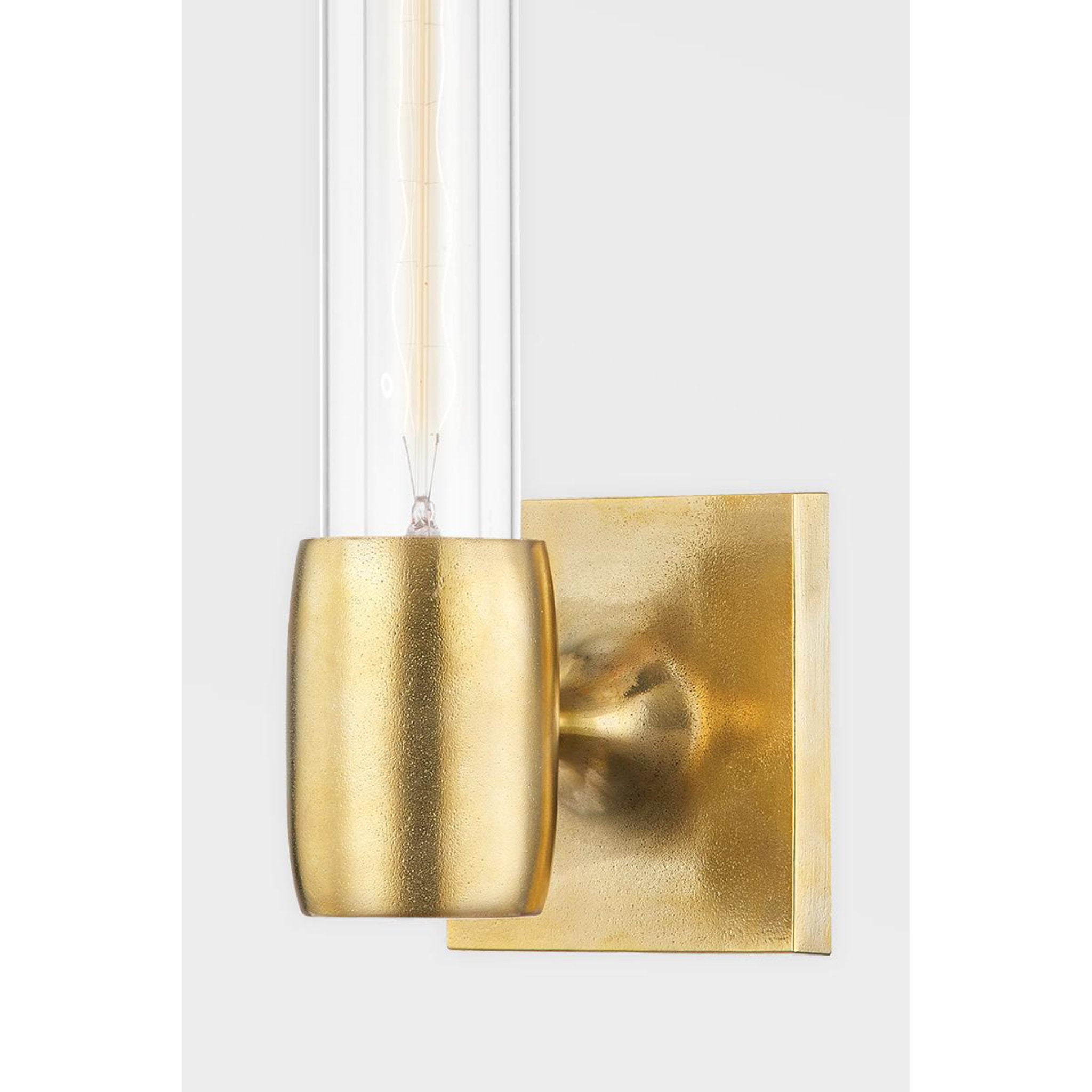 Hogan 2 Light Wall Sconce in Aged Brass