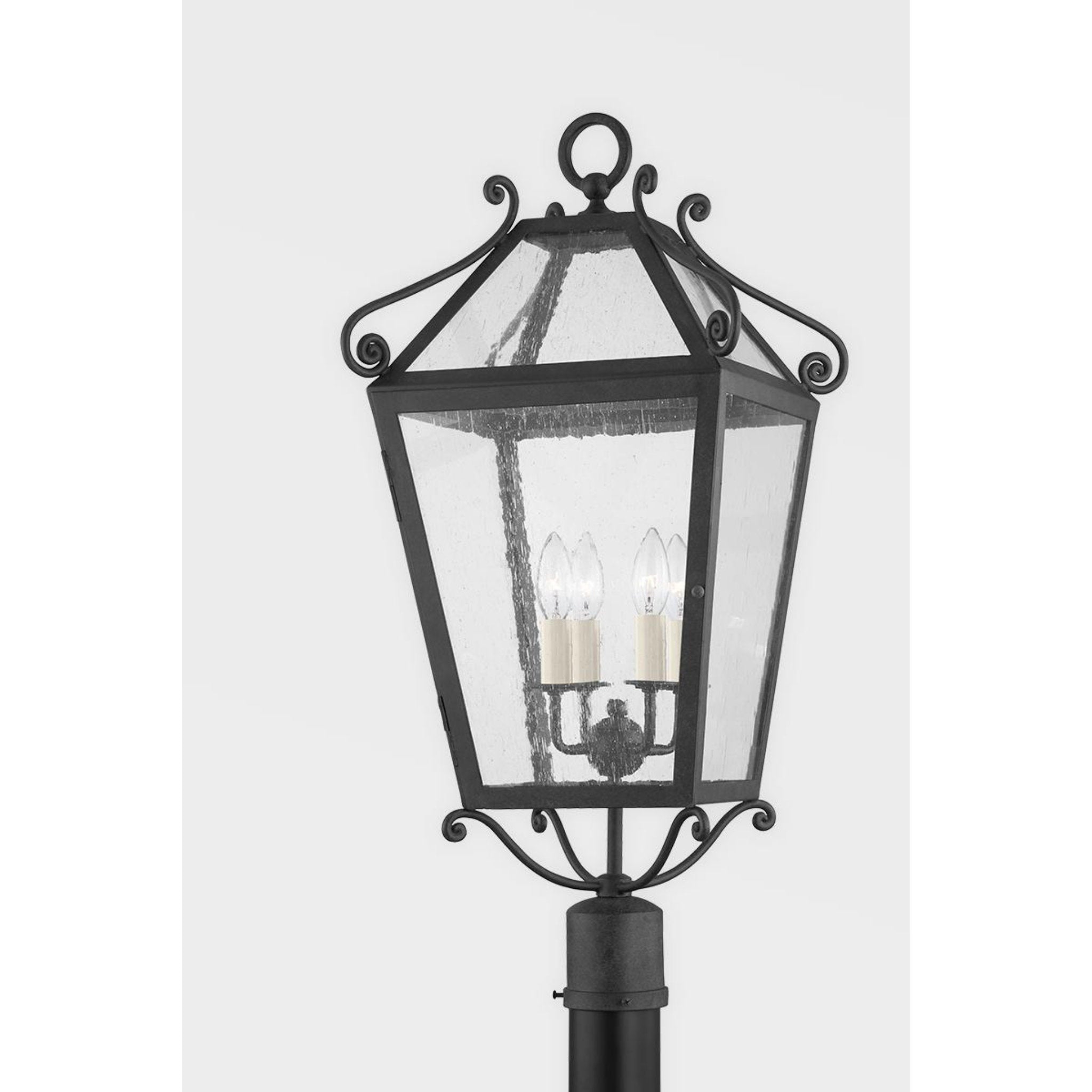 Santa Barbara County Wall Sconce 3-Light LED in  French Iron L11 x W11 x H25.75