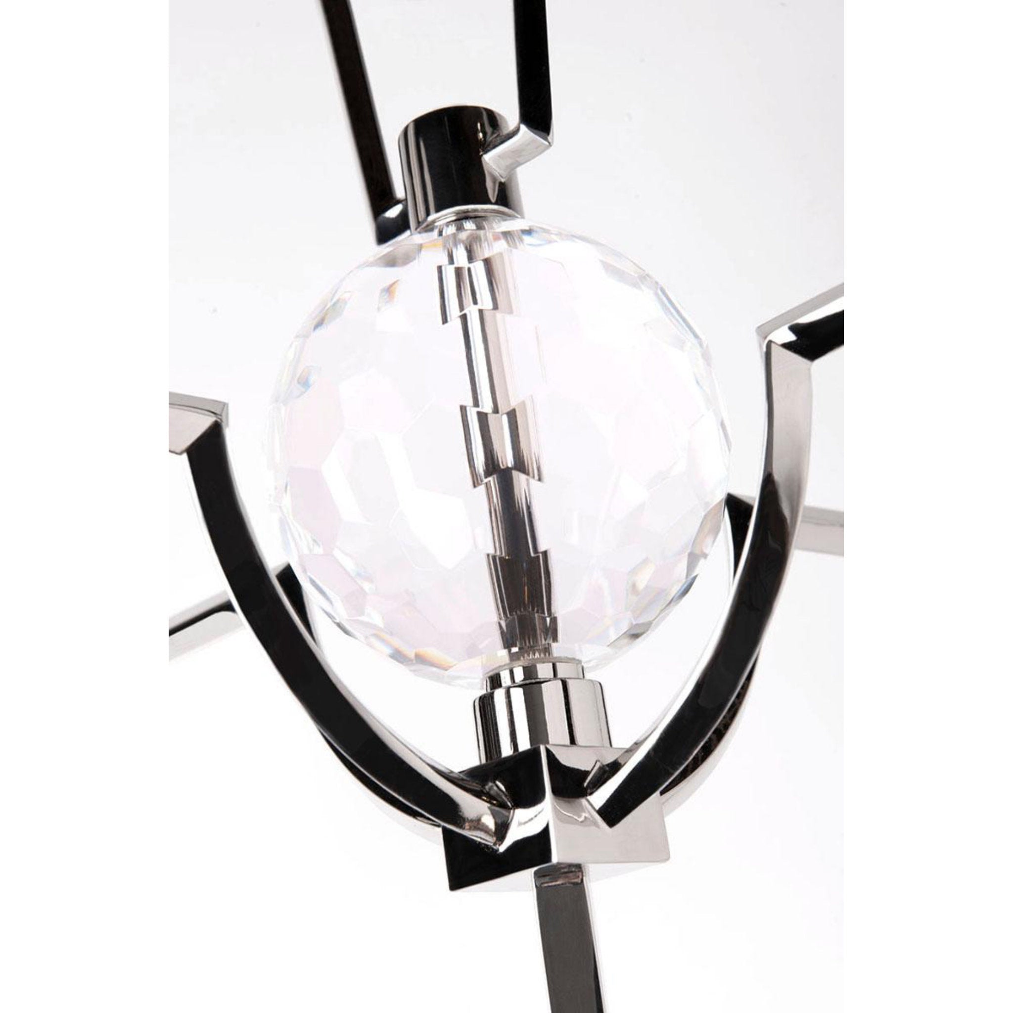 Waterloo 4 Light Lantern in Polished Nickel