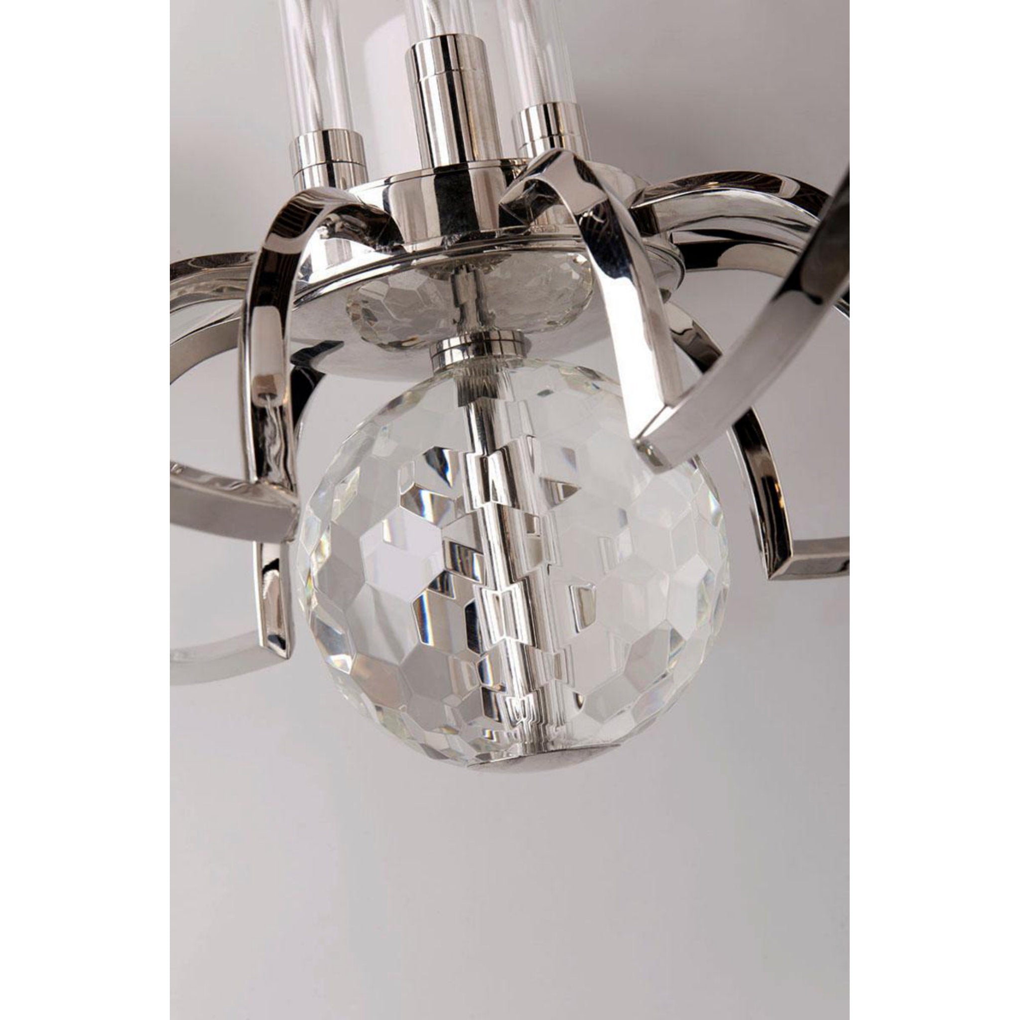 Waterloo 4 Light Lantern in Polished Nickel