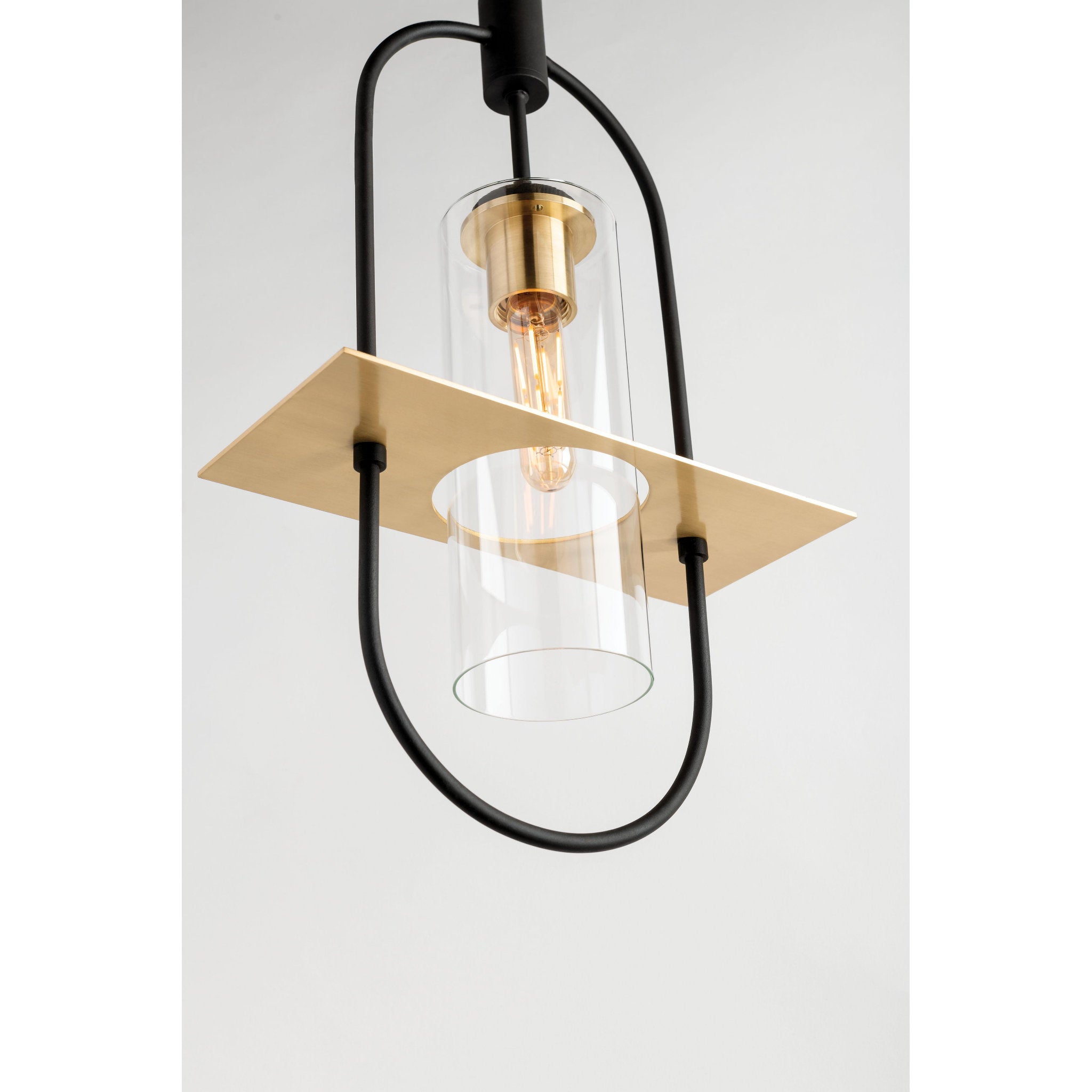 Smyth Pendant 1-Light LED in  Textured Bronze Brushed Brass L5.5 x W12.5 x H21.75