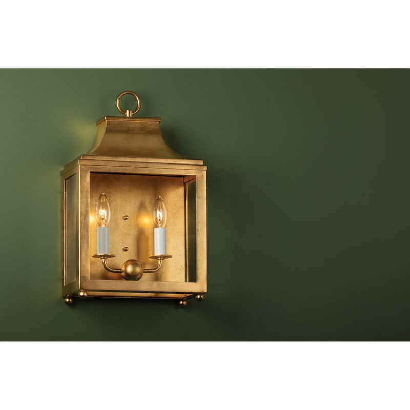 Hudson Valley Lighting 1022-PN Dubois 2-Light Wall Sconce - 11.5 Inches  Wide by 12.5 Inches High, Finish Color: Polished Nickel