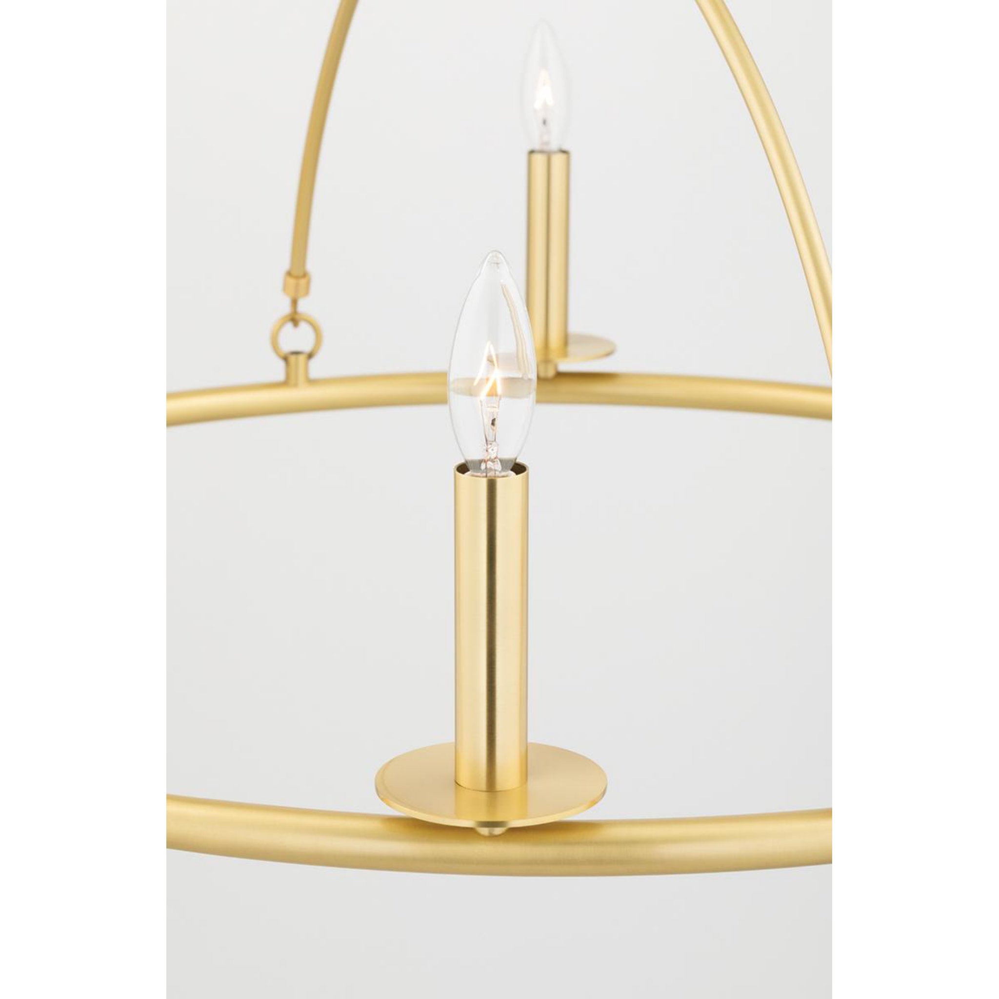 Howell 12 Light Chandelier in Aged Brass