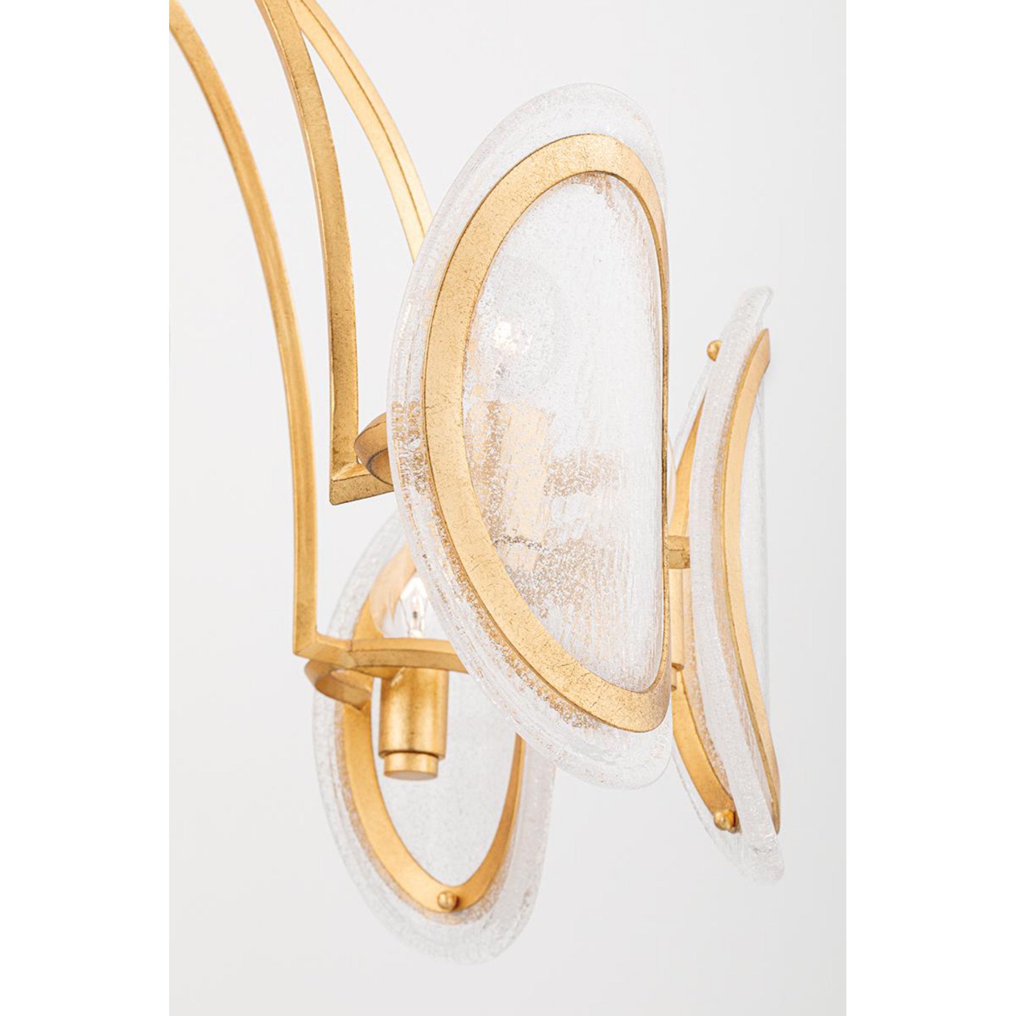 Danes 1 Light Wall Sconce in Vintage Gold Leaf