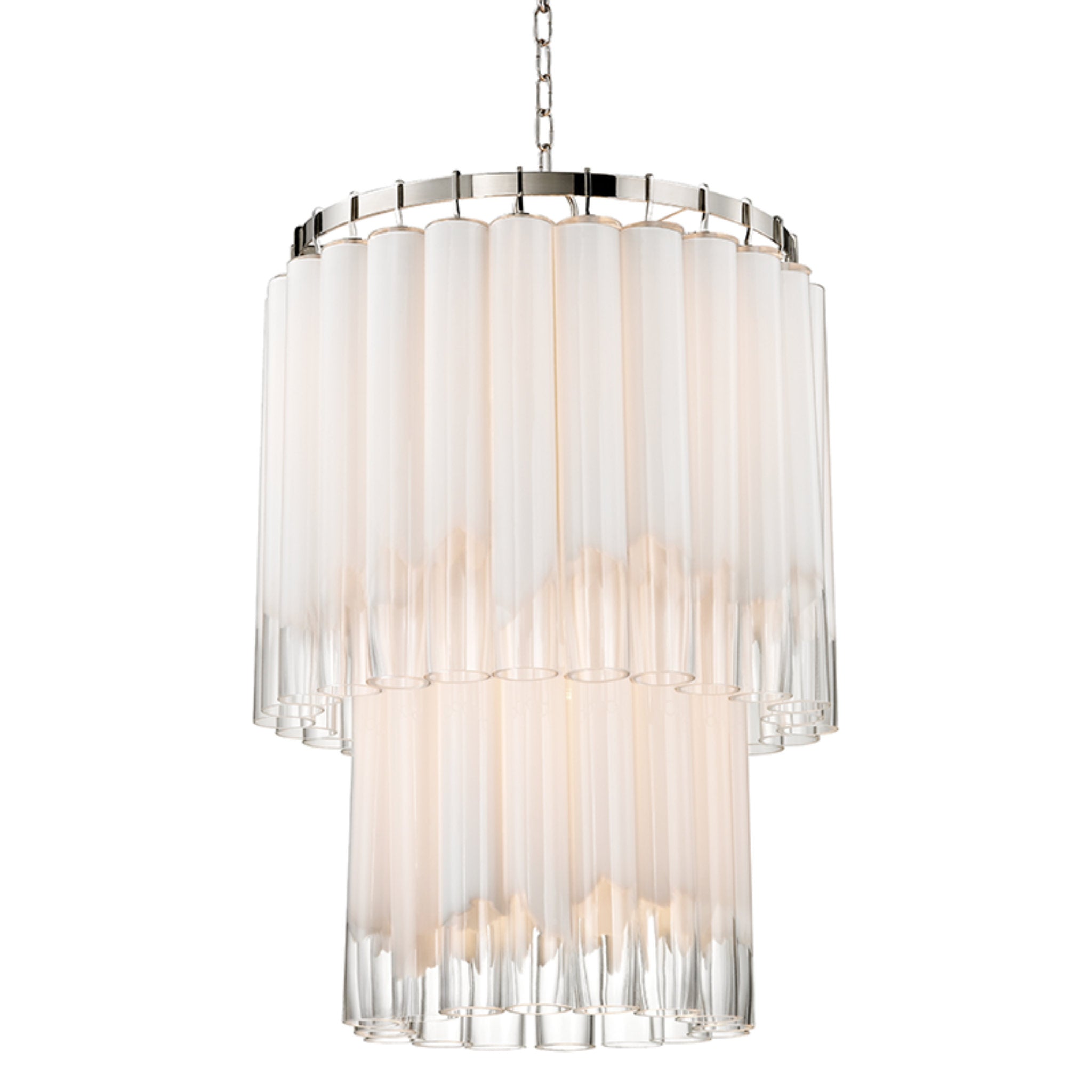 Tyrell 9 Light Chandelier in Polished Nickel