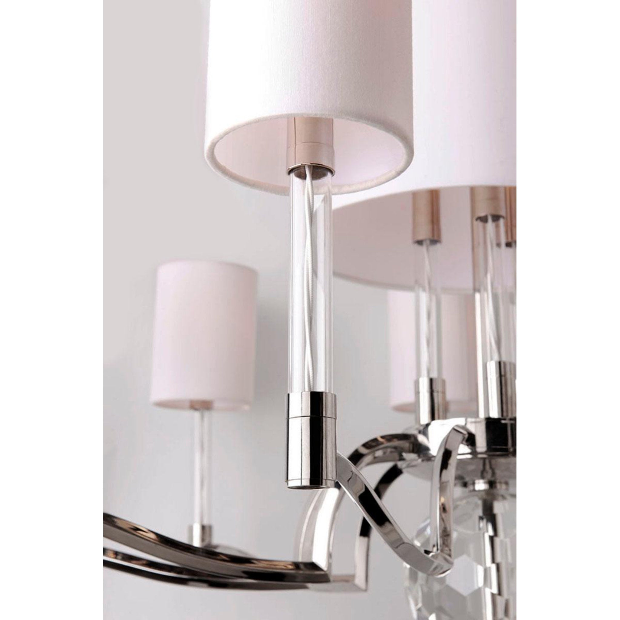 Waterloo 4 Light Lantern in Polished Nickel