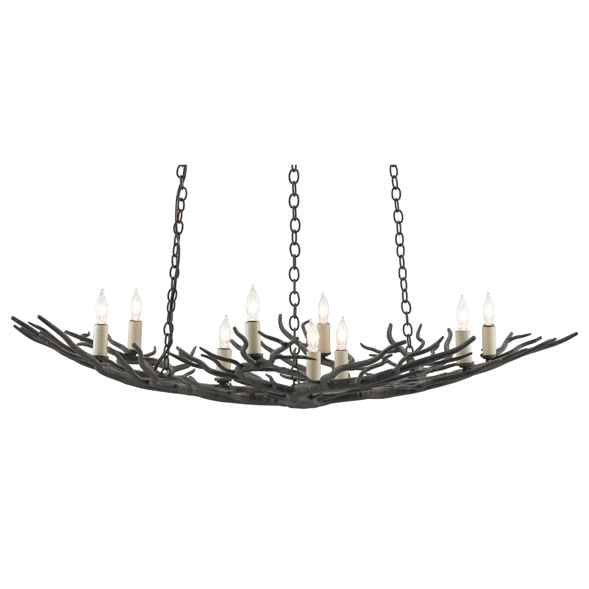 Rainforest Small Bronze Chandelier - Rustic Bronze