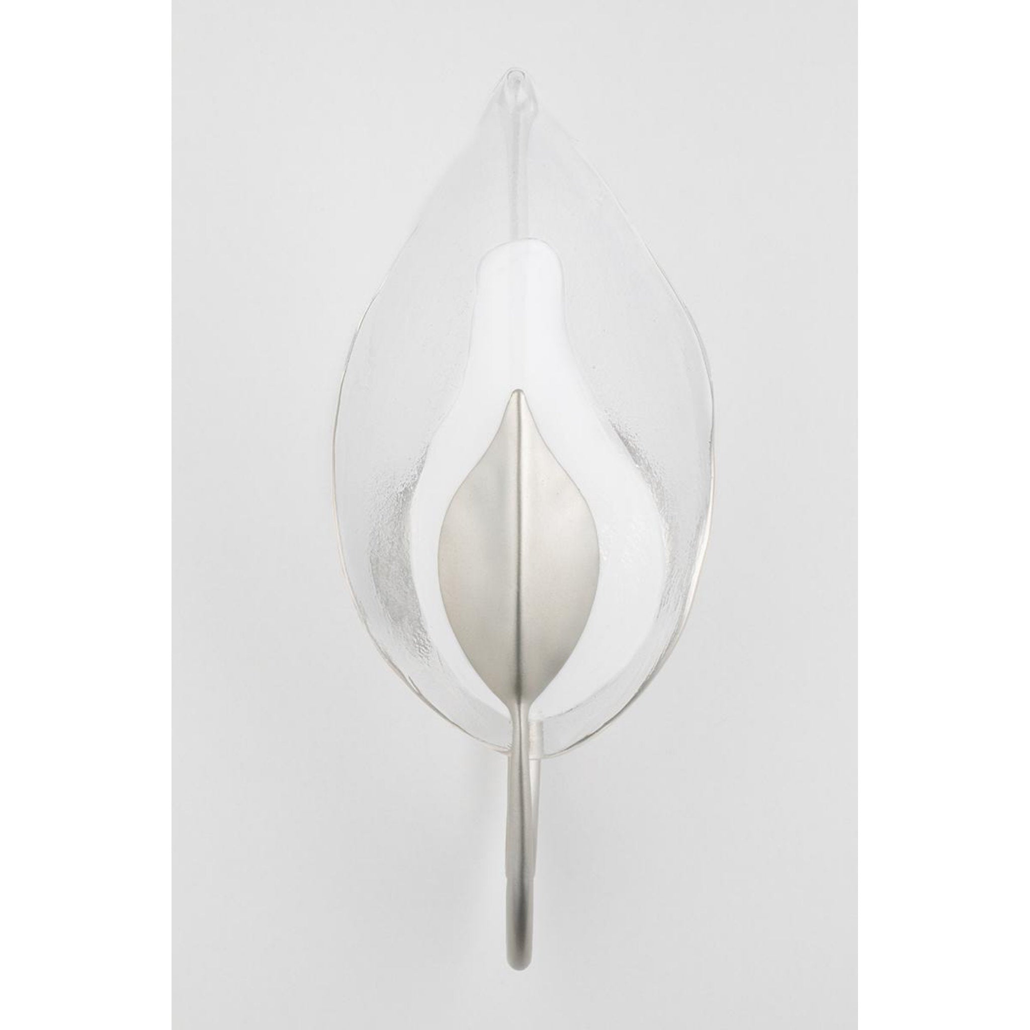 Blossom 3 Light Wall Sconce in Silver Leaf