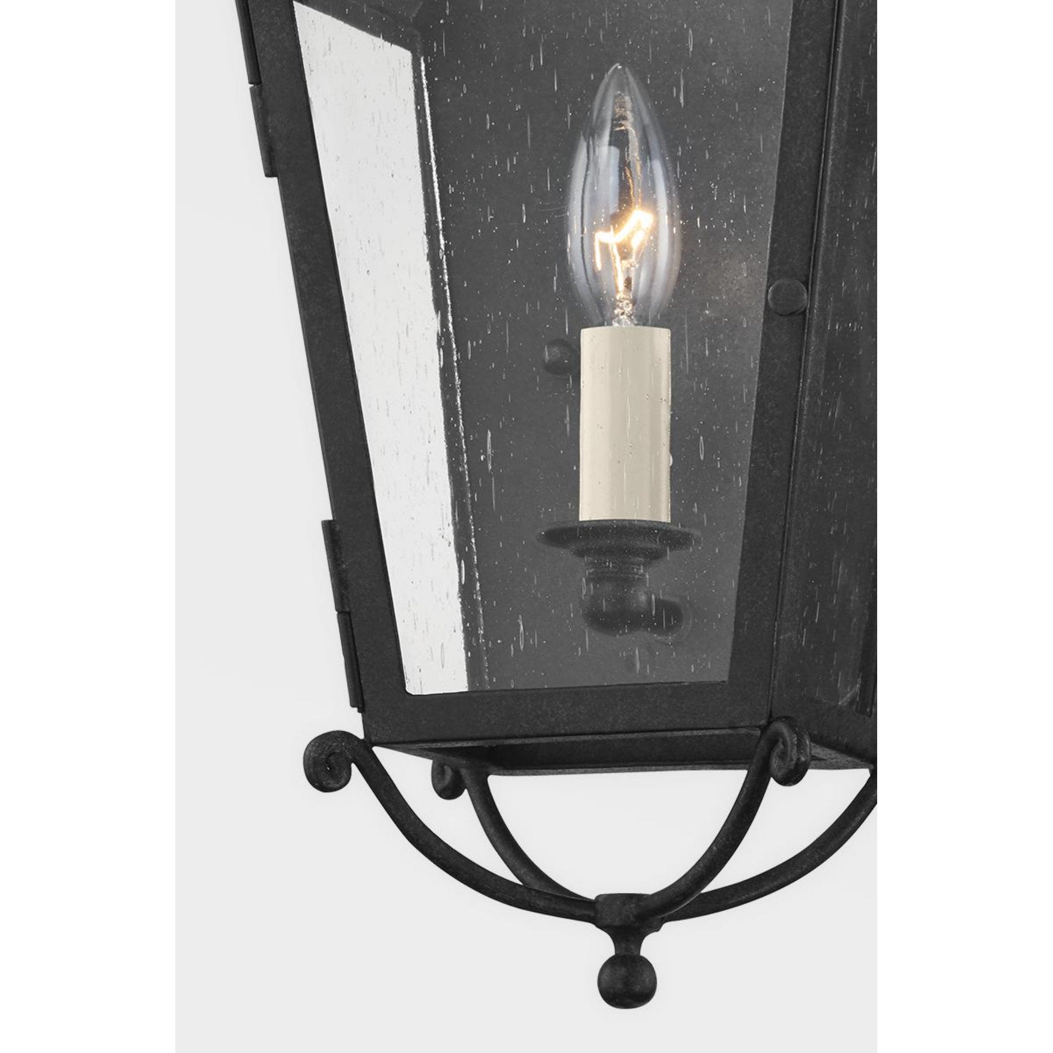 Santa Barbara County Wall Sconce 3-Light LED in  French Iron L11 x W11 x H25.75