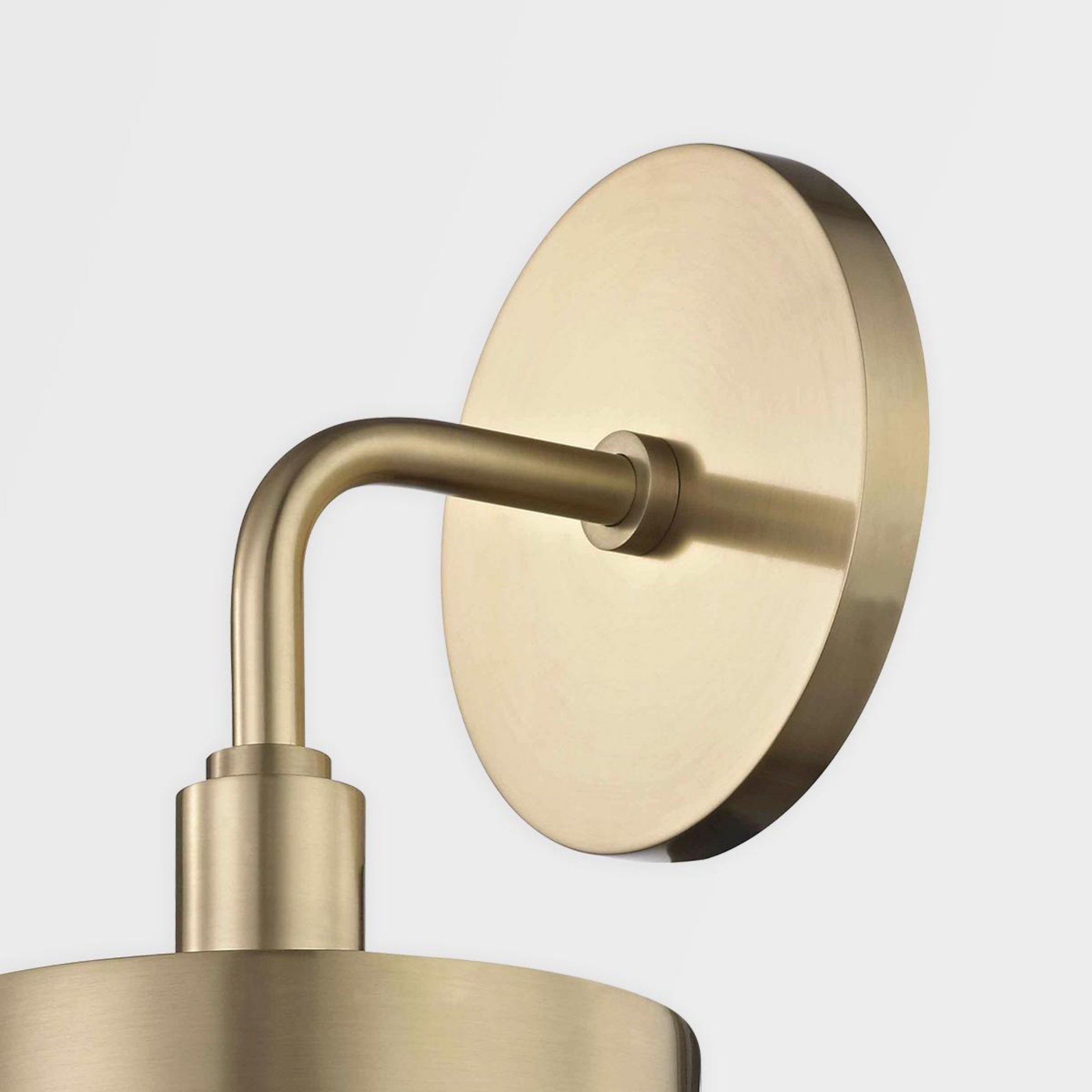 Nora 1-Light Wall Sconce in Aged Brass