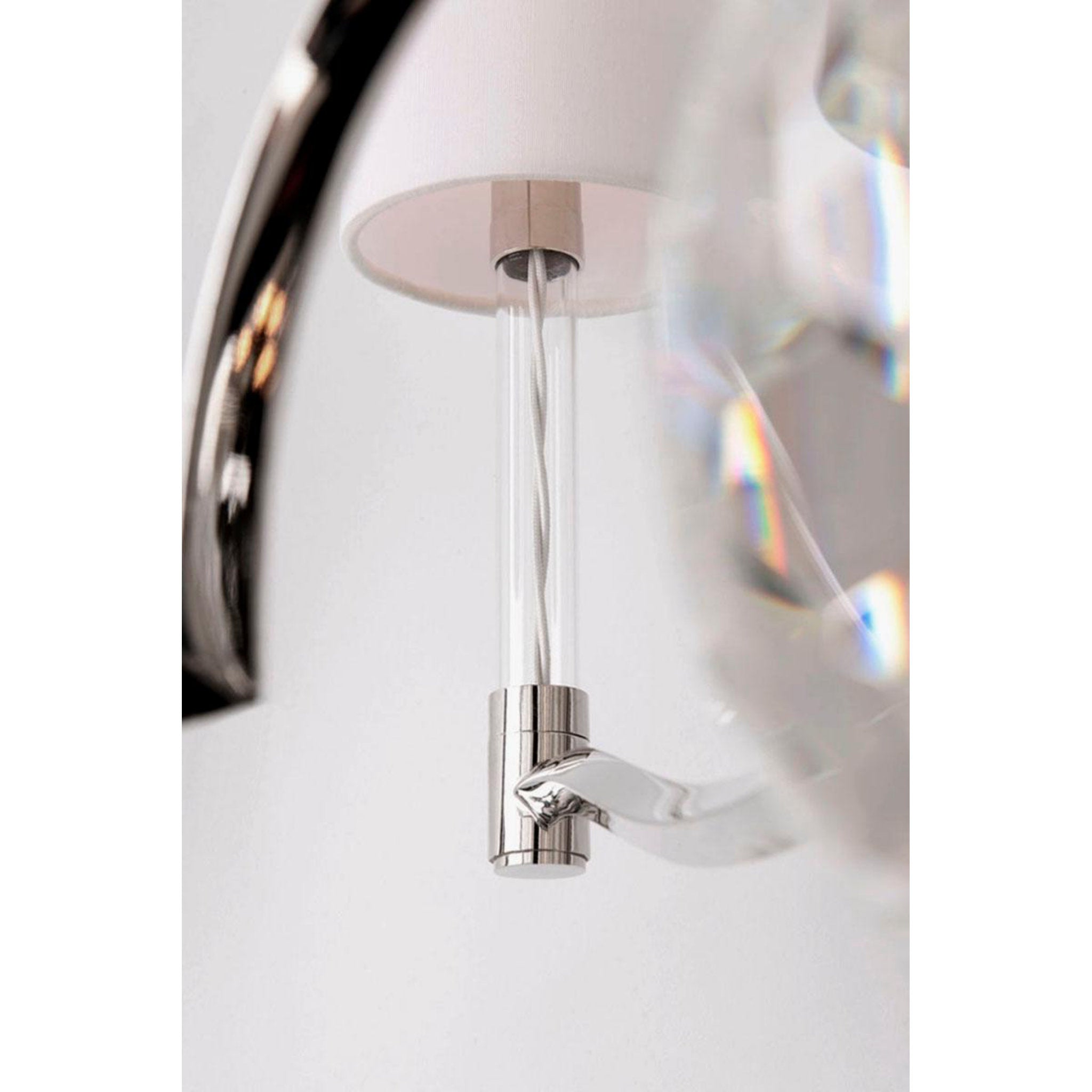 Waterloo 4 Light Lantern in Polished Nickel